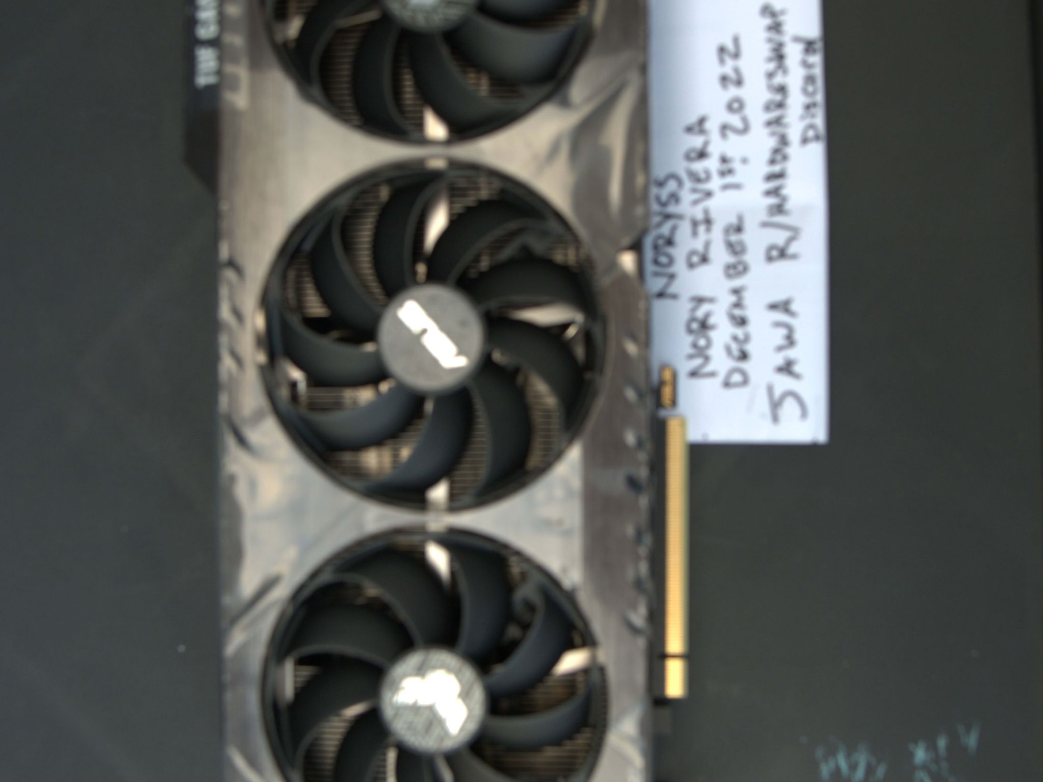Asus TUF 3060 Ti NEW open box