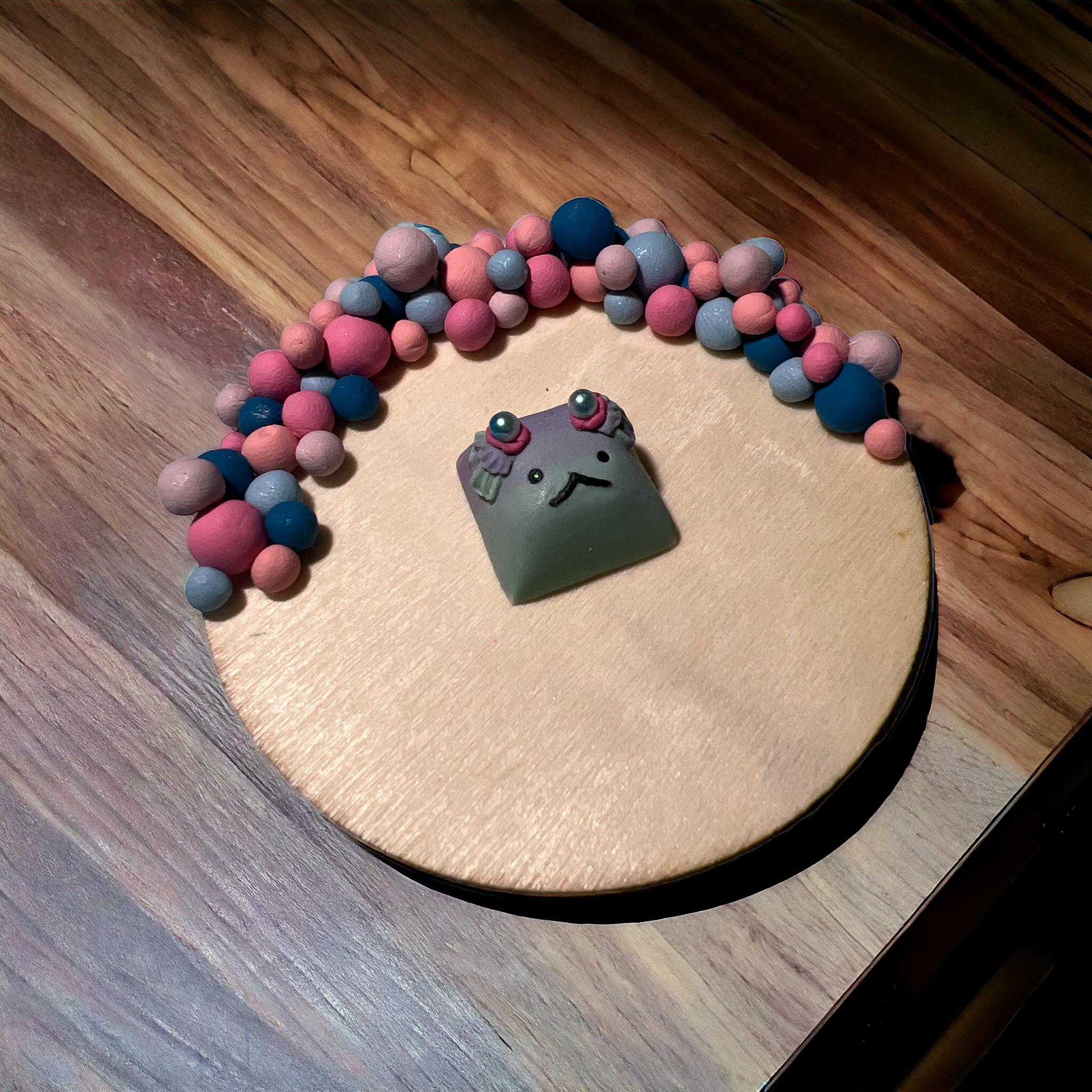The Dollar Keycap - Mermy Axolotl