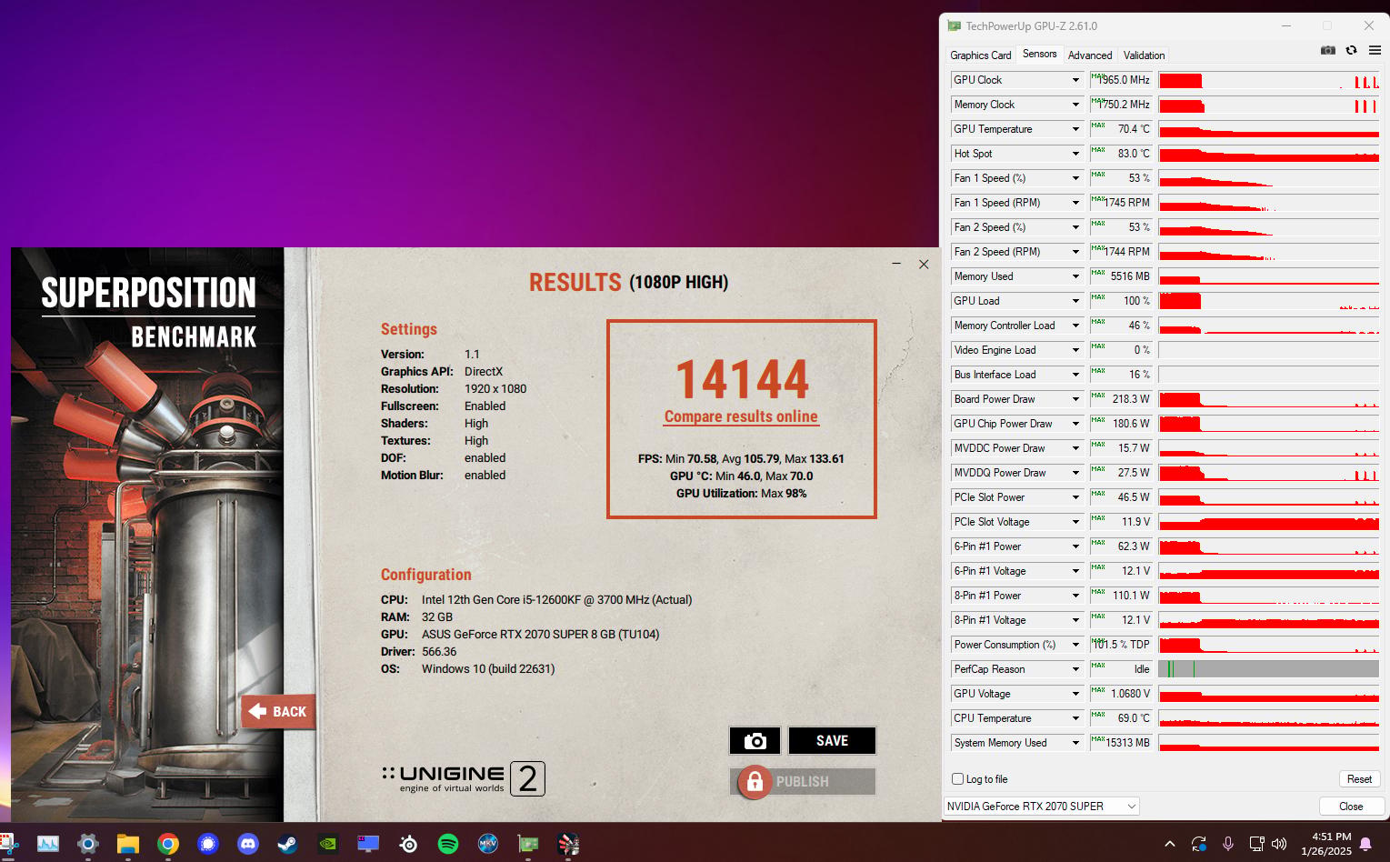 ASUS Dual GeForce RTX 2070 Super EVO OC (DUAL-RTX2070-O8G-EVO)