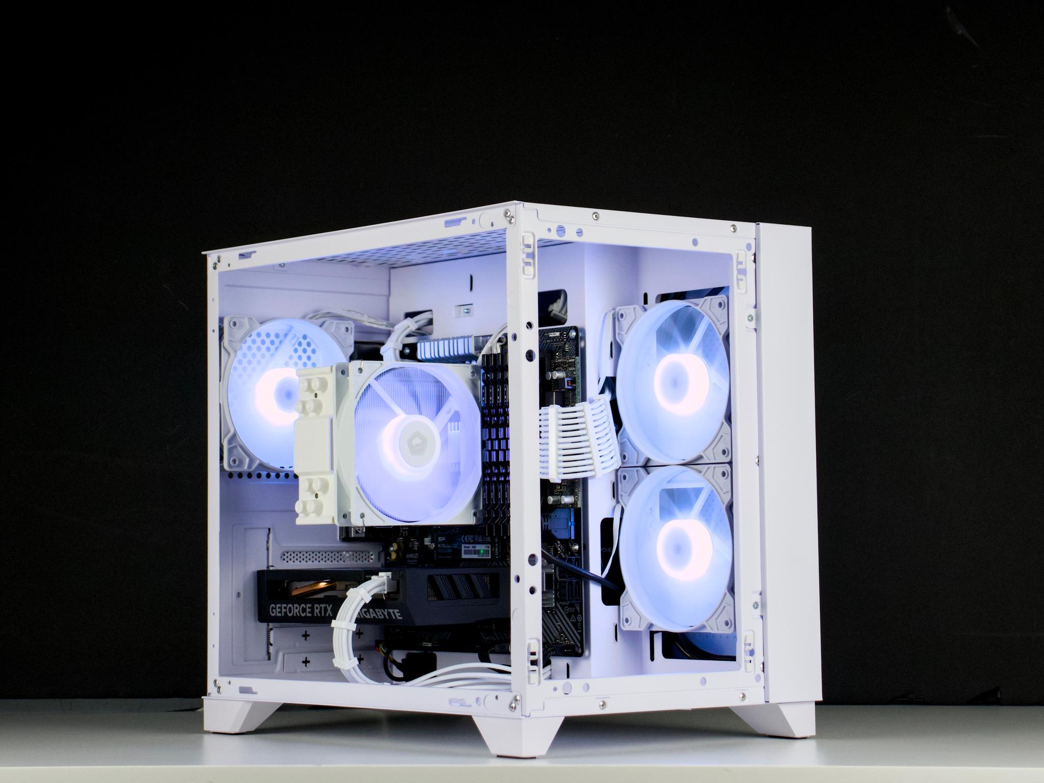 🧊❄️🧊 White Gaming PC – RTX 4060 , Ryzen 5 3600, 32GB RAM, 1TB SSD - WiFi, BlueTooth 🧊❄️🧊