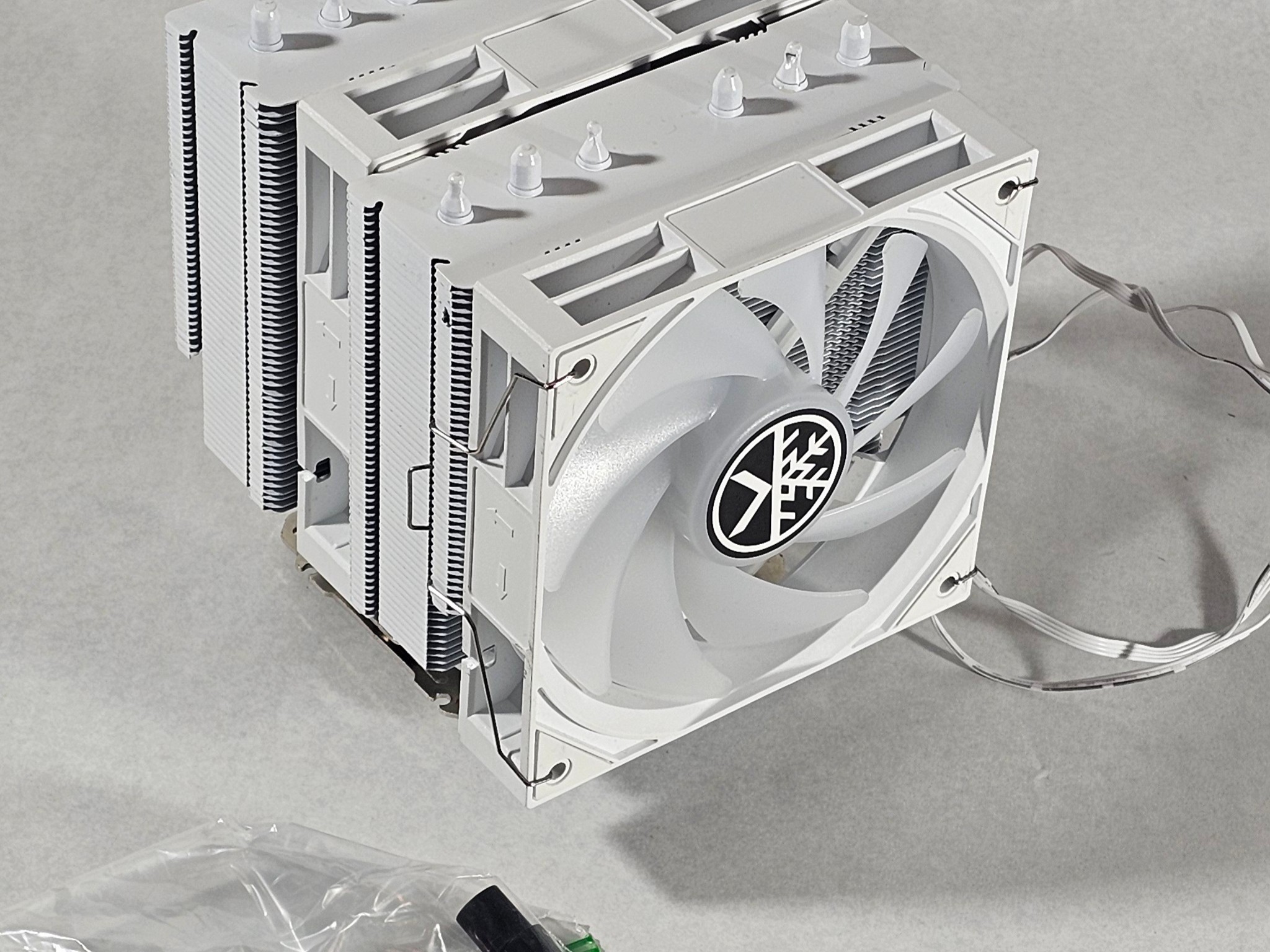 White RGB CPU Air Cooler for AMD AM5 Socket