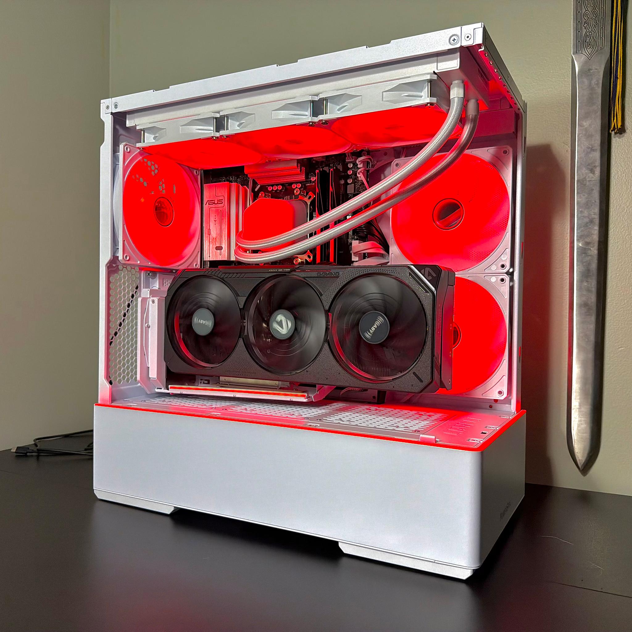 RTX 5080 | Ryzen 7 9800X3D | 64GB DDR5 | 2TB Gen5 | 1000w Gold Power Supply | White Gaming PC
