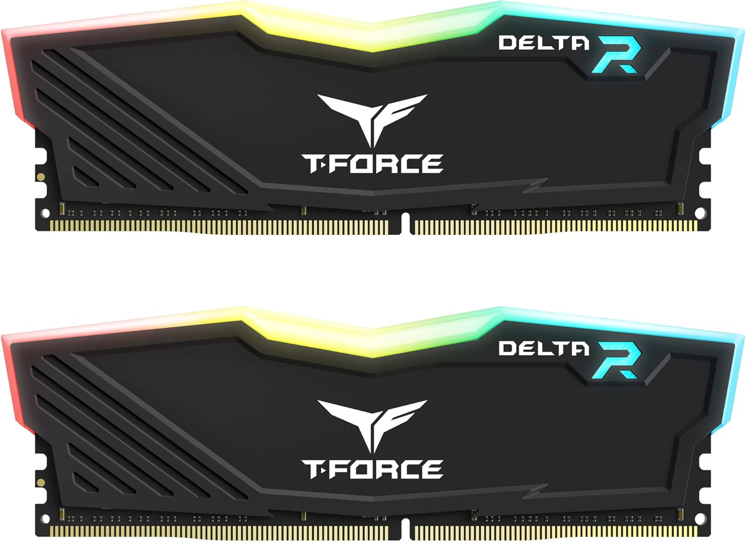 BNIB DDR4 16GB (2x8GB) 3200MHz CL16 RAM T-Force Delta RGB Black