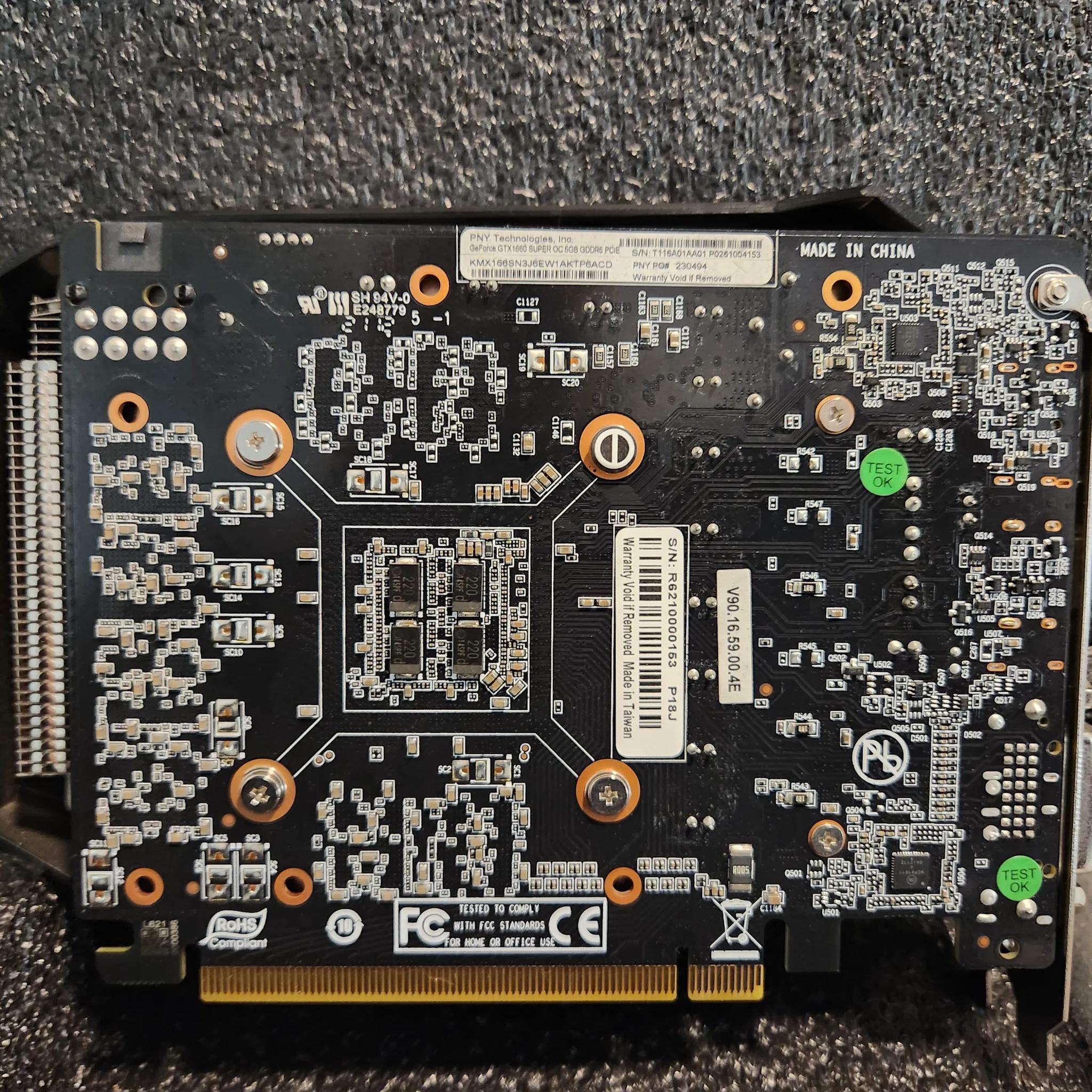 PNY 1660 SUPER OC 6GB