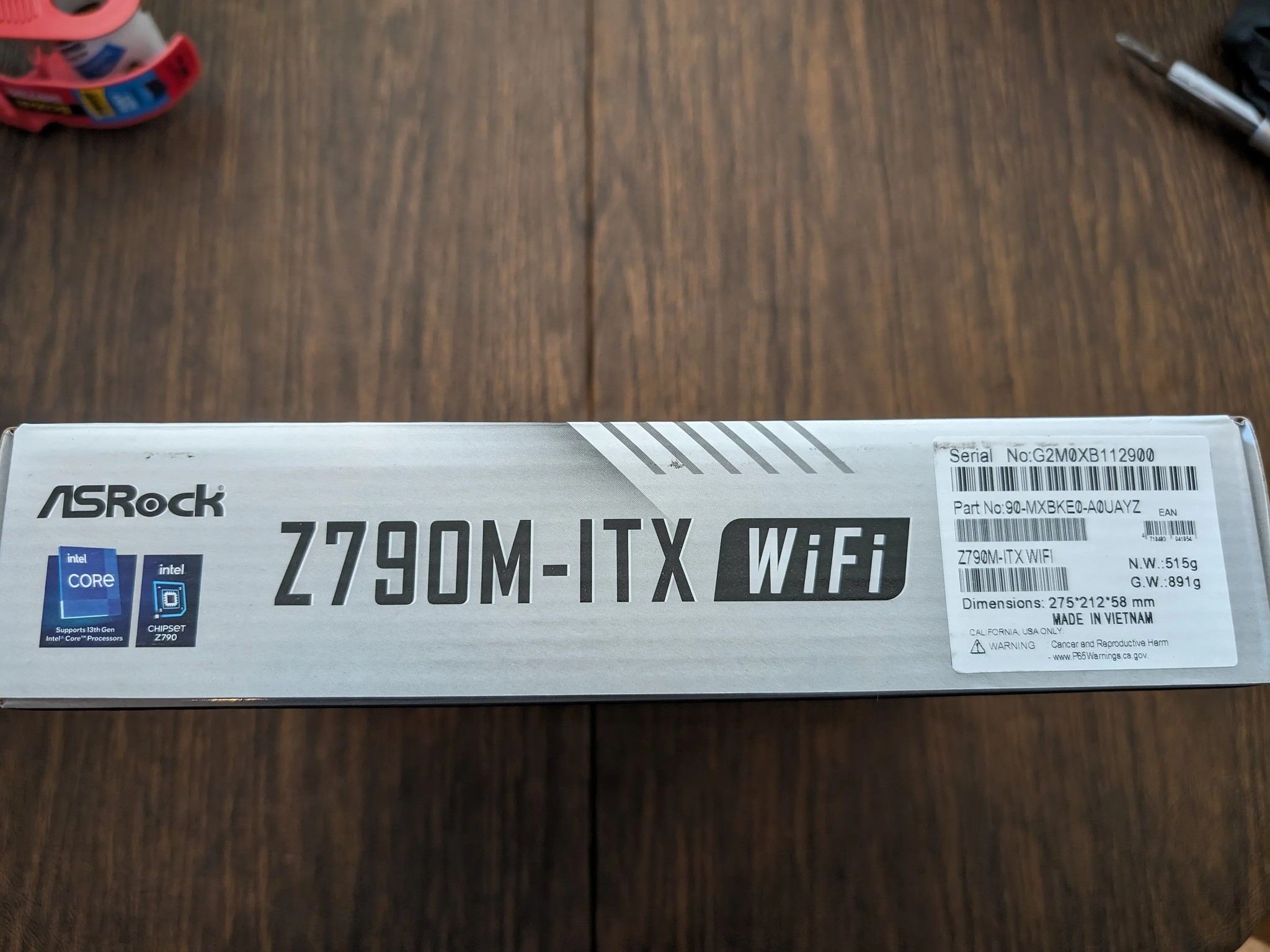 Asrock Z790M-ITX WiFi Motherboard - NEW