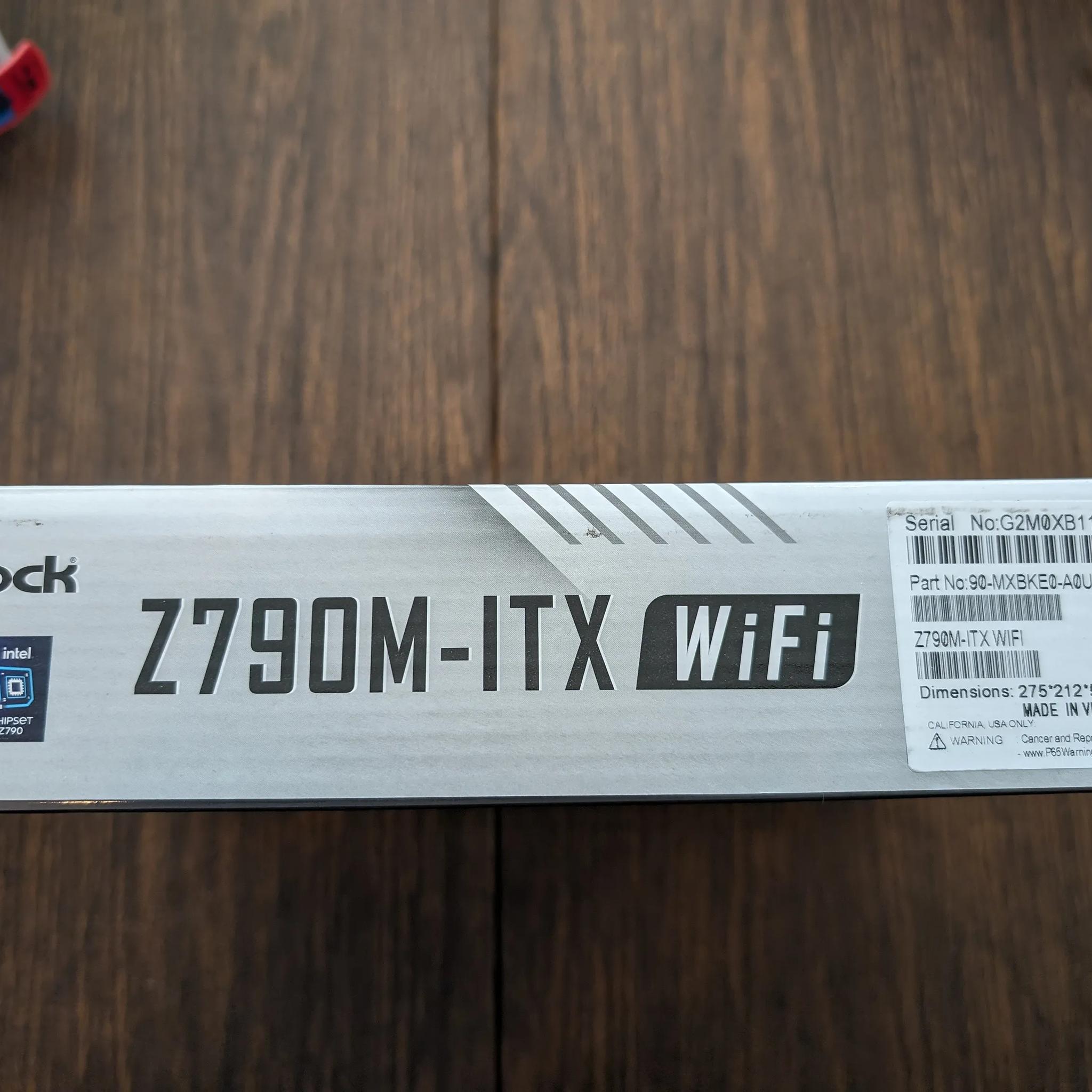 Asrock Z790M-ITX WiFi Motherboard - NEW