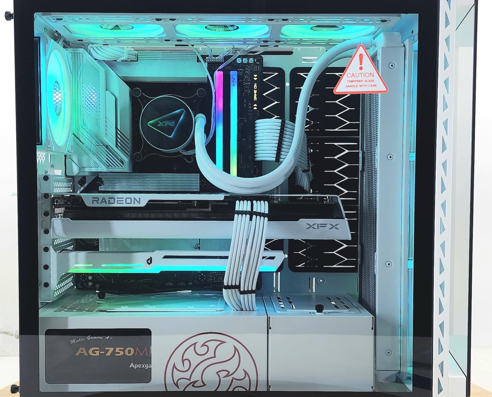 Gaming PC Intel Ultra 5 225F 32GB RAM 1TB SSD RX 7800 XT 16GB Win11 Computer