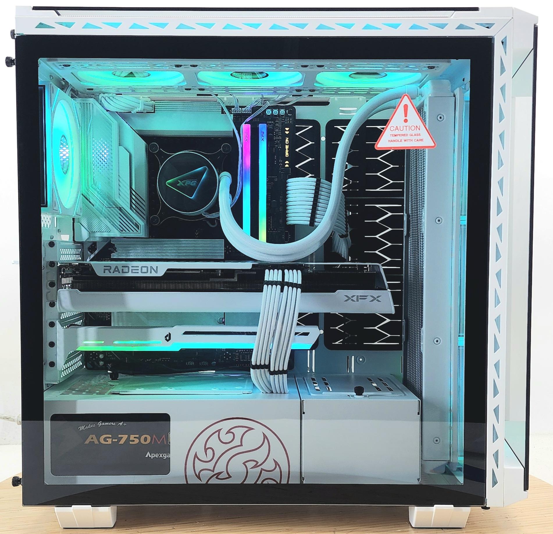Gaming PC Intel Ultra 5 225F 32GB RAM 1TB SSD RX 7800 XT 16GB Win11 Computer
