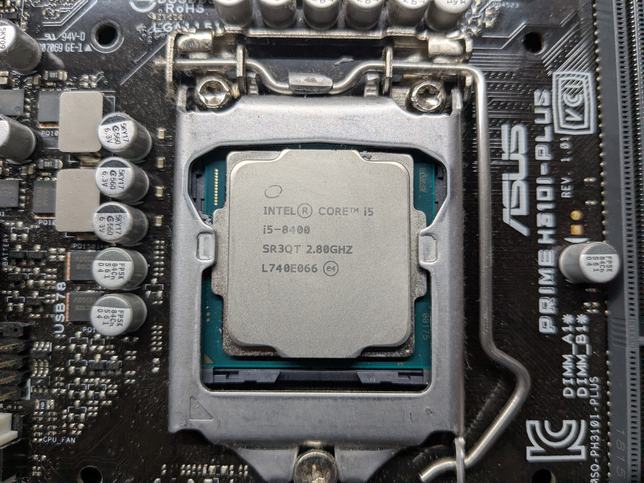 Budget AAA Performance: i5-8400 6 core + Asus H310I ITX motherboard