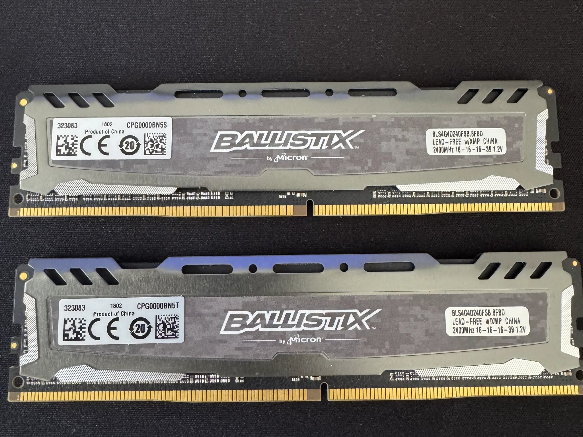 Micron Ballistix Sport 8GB (2x4GB) DDR4 2400MHz