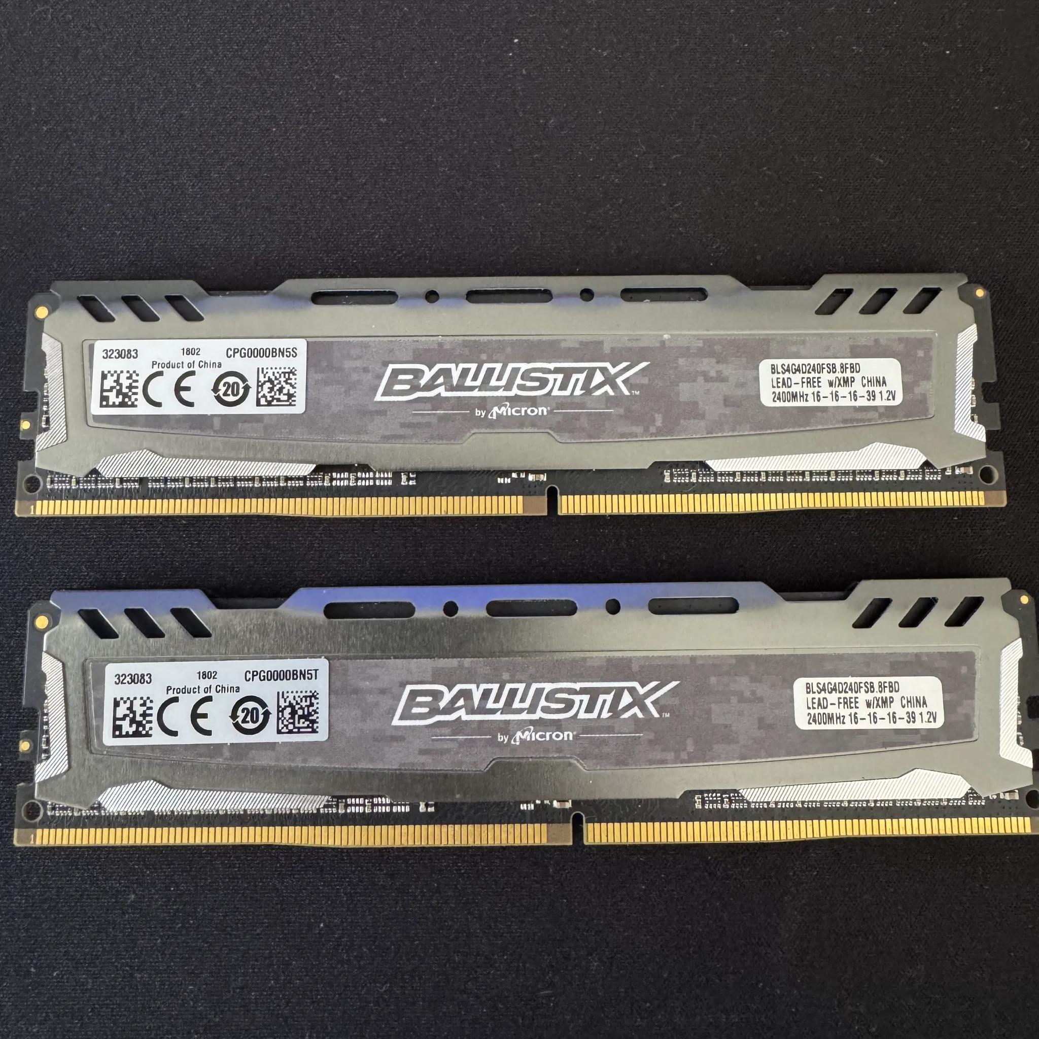 Micron Ballistix Sport 8GB (2x4GB) DDR4 2400MHz