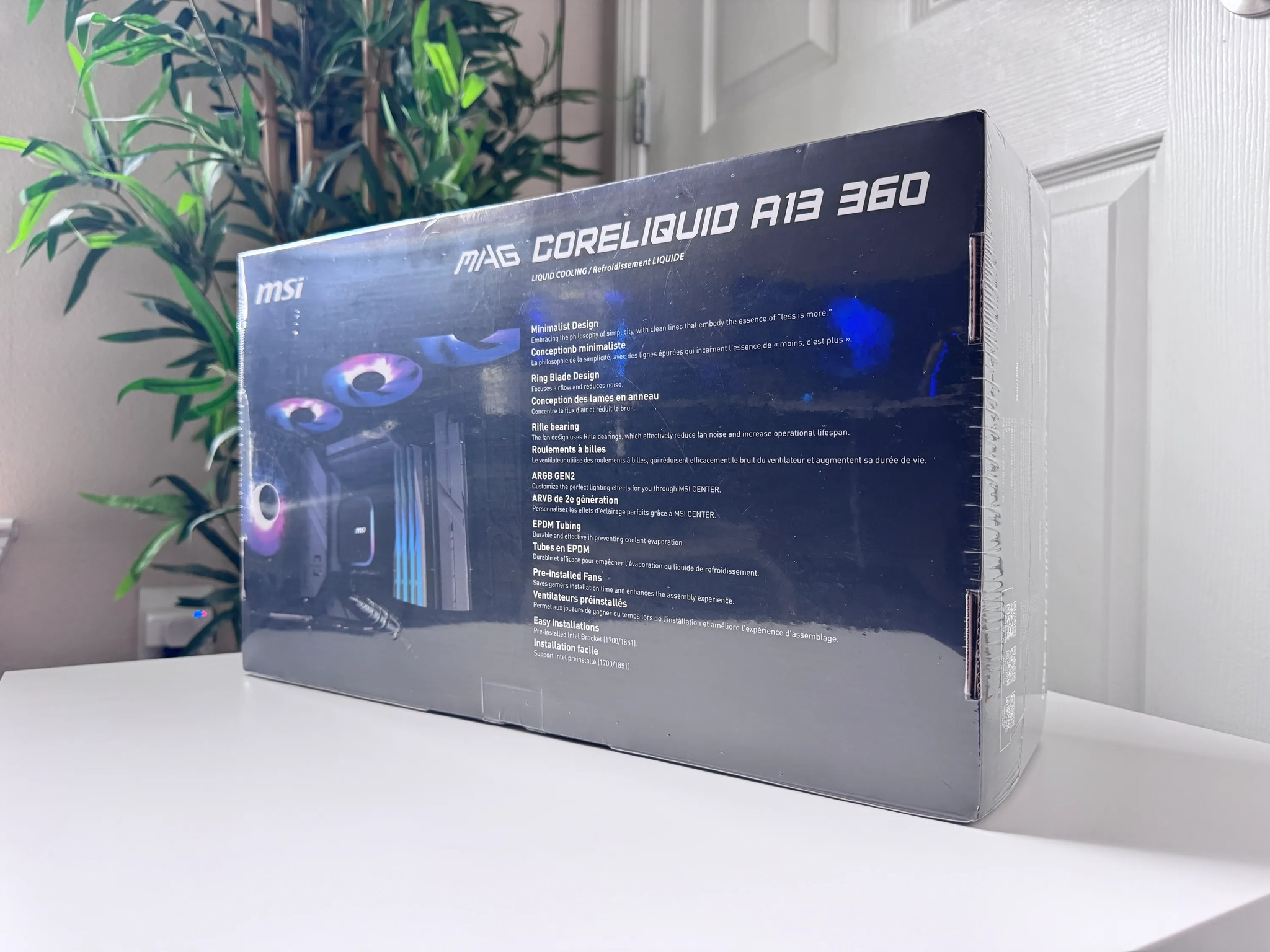 MSI MAG Coreliquid A13 360 Liquid CPU Cooler (Black)