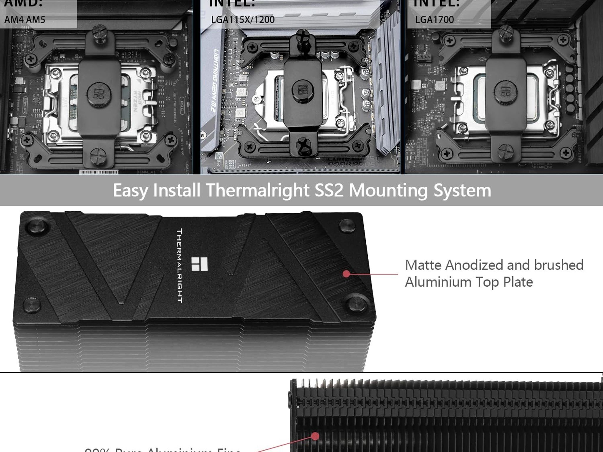 CPU Air Cooler Thermalright Assassin Spirit 120 Black