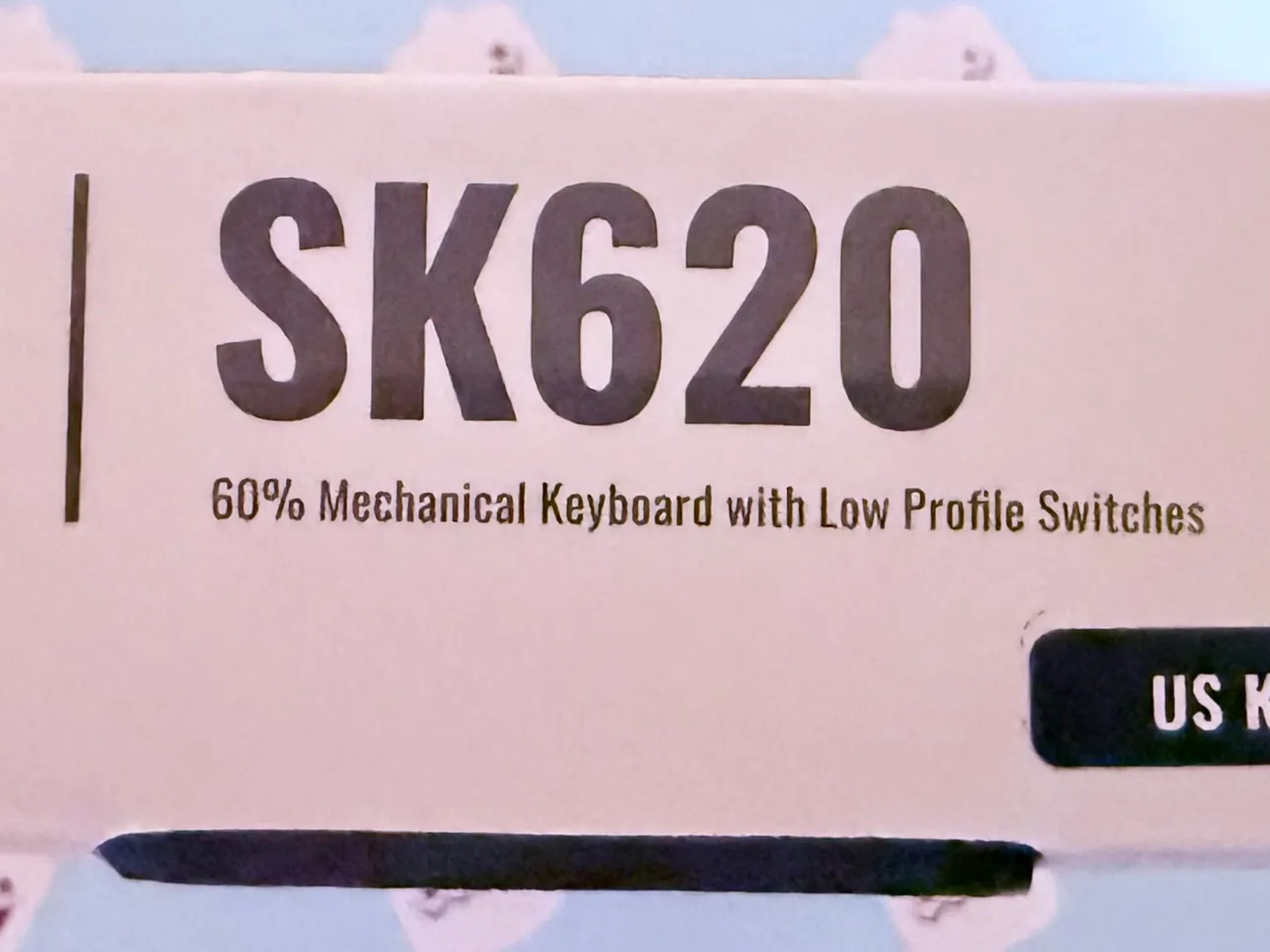 Cooler Master SK620 Wired Mechanical Low Profile Gaming Keyboard Space Gray (Red Switch)