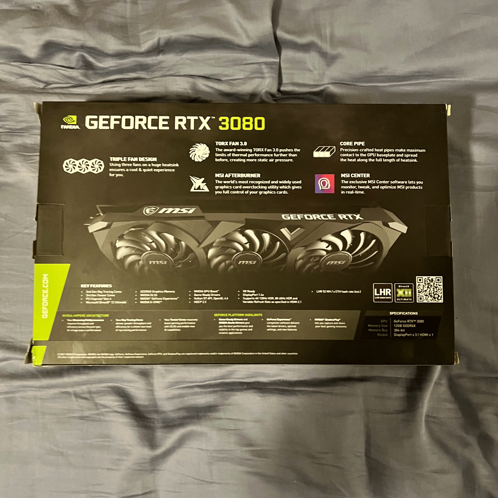 MSI RTX 3080 12GB VENTUS 3X PLUS
