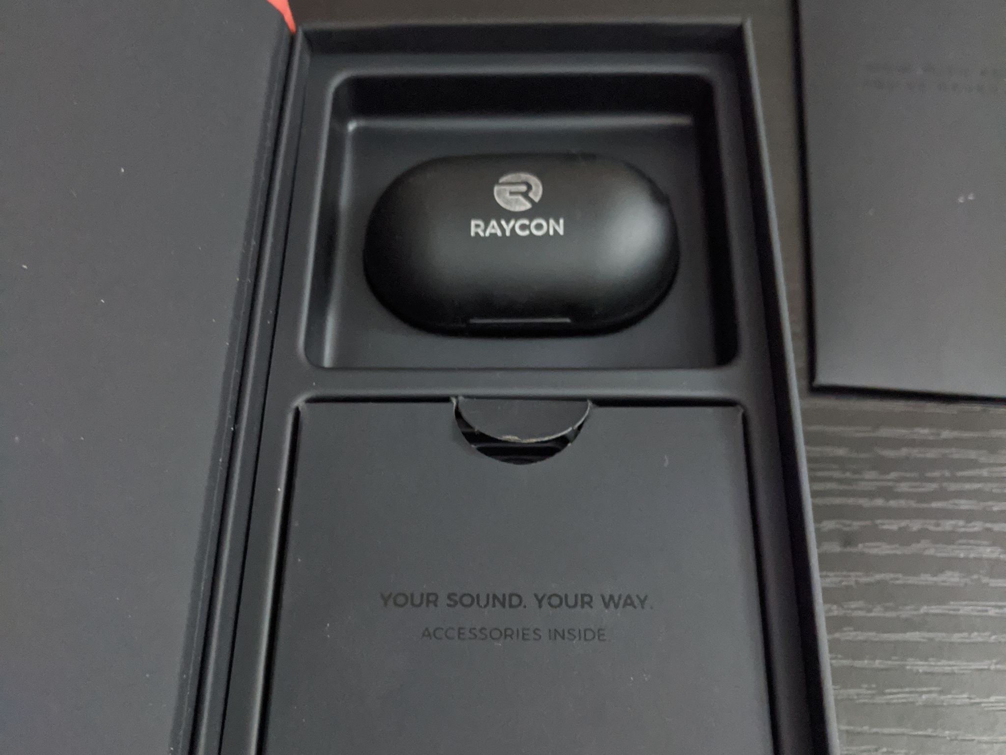 Raycon E25 Pro Wireless EarBuds | Comes with box and all accessories | Wireless Charging Case