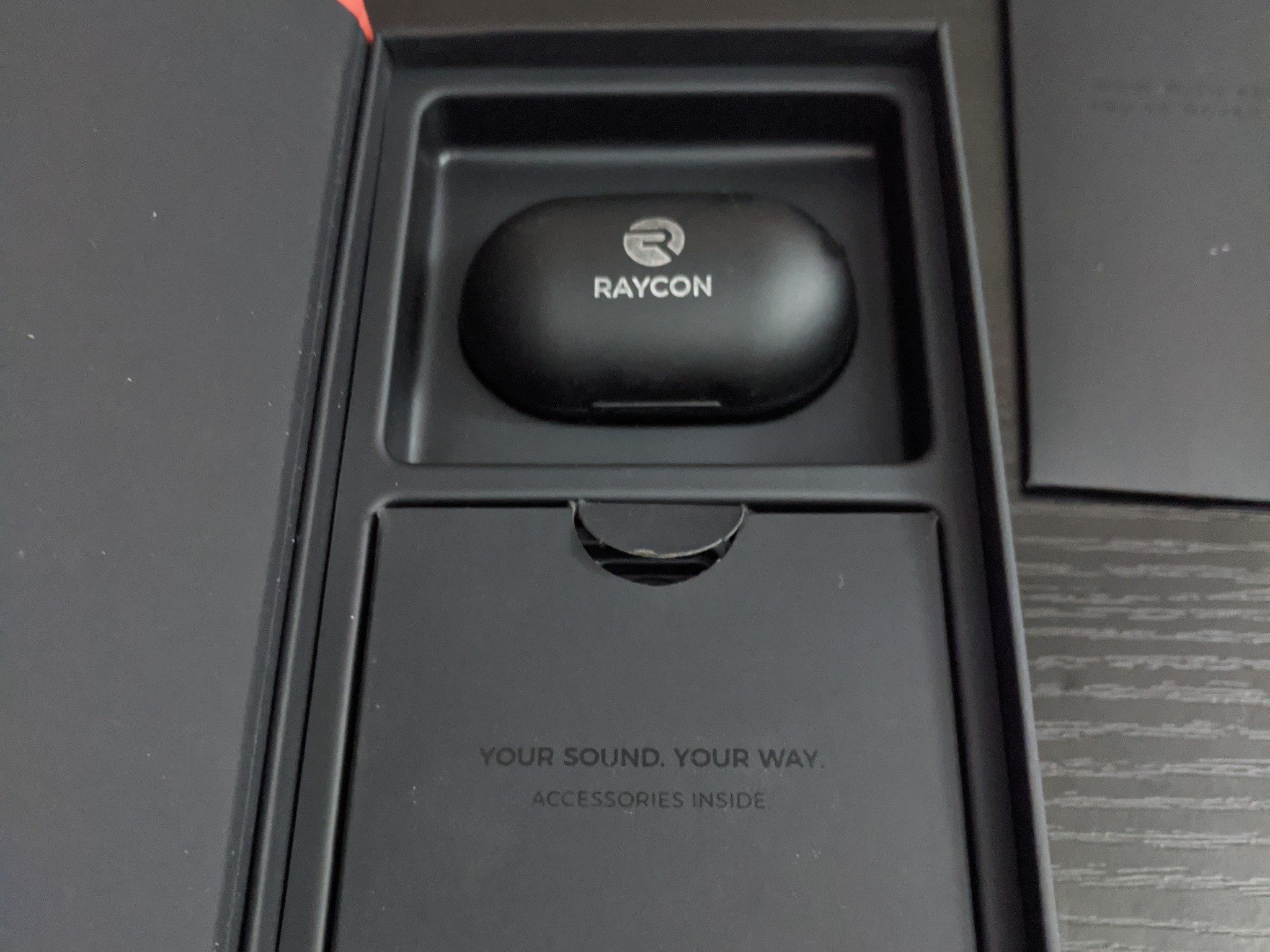 Raycon E25 Pro Wireless EarBuds | Comes with box and all accessories | Wireless Charging Case
