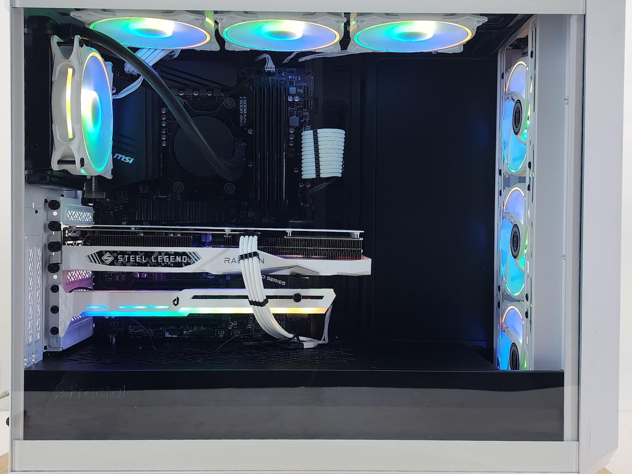 Gaming PC Ryzen 5 5500 32GB RAM 512GB SSD + 1TB HDD RX 7600 8GB Win11 Computer