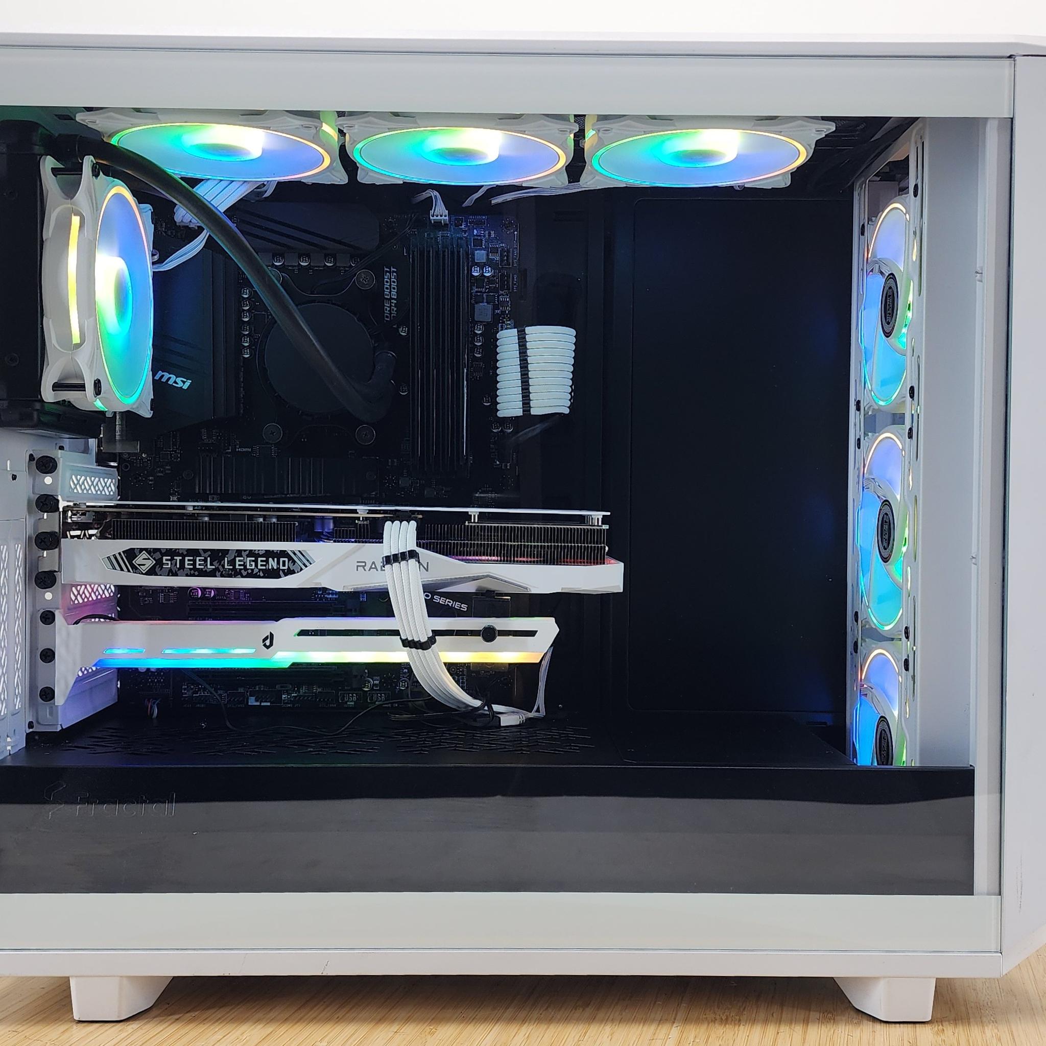 Gaming PC Ryzen 5 5500 32GB RAM 512GB SSD + 1TB HDD RX 7600 8GB Win11 Computer