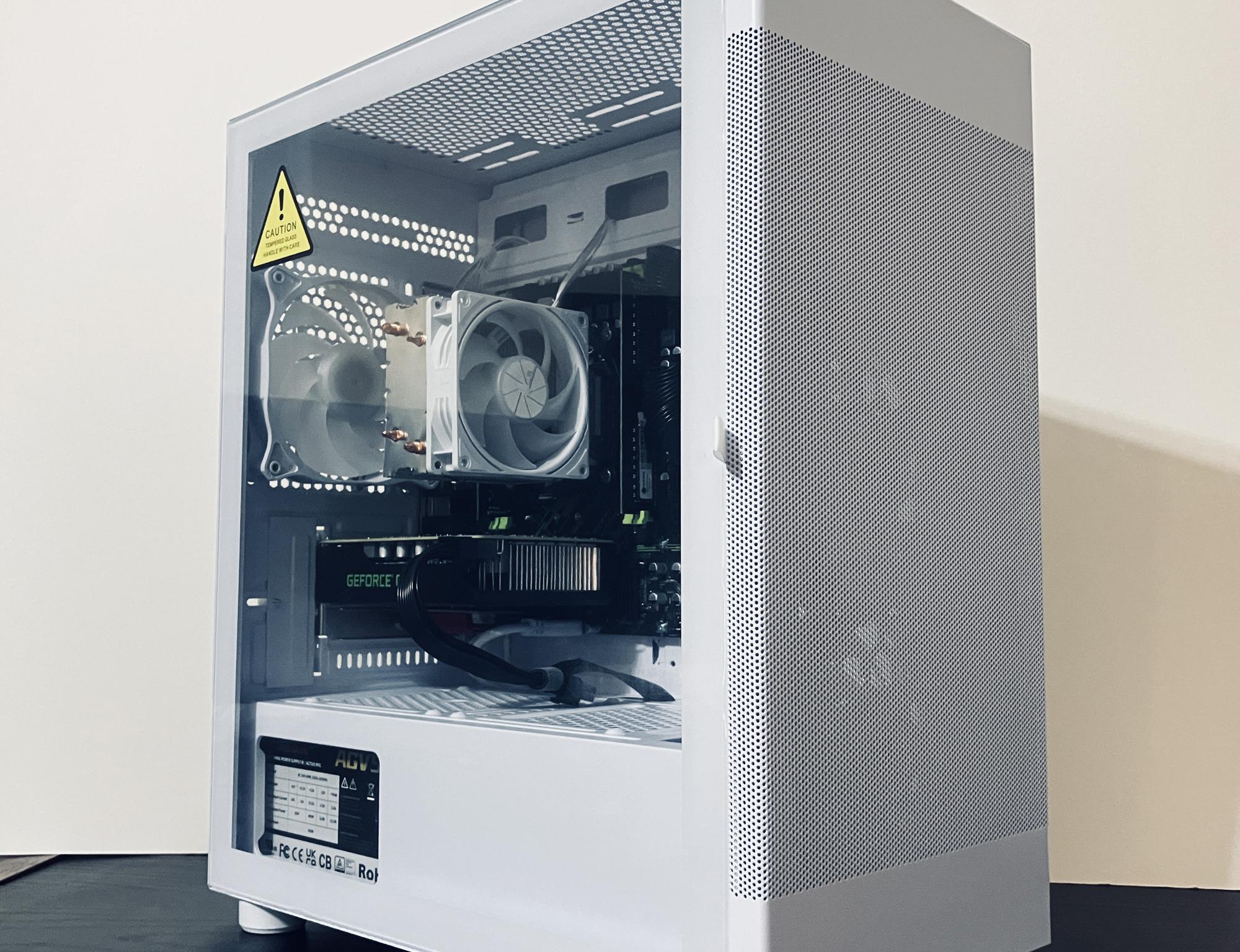 ❄️White Gaming PC wRGB - Intel Xeon 6-cores ● 16GB RAM ● 512GB SSD ● GTX 1660 Ti ● Great Value 1080p