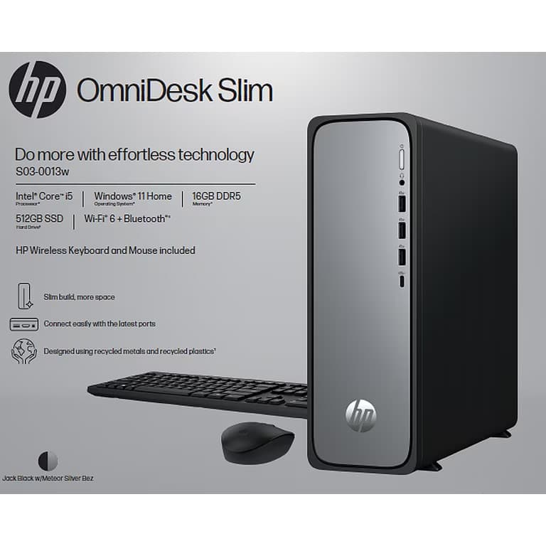 Intel i5-14440 | 16Gb Ddr5 | HP OmniDesk Slim Desktop PC