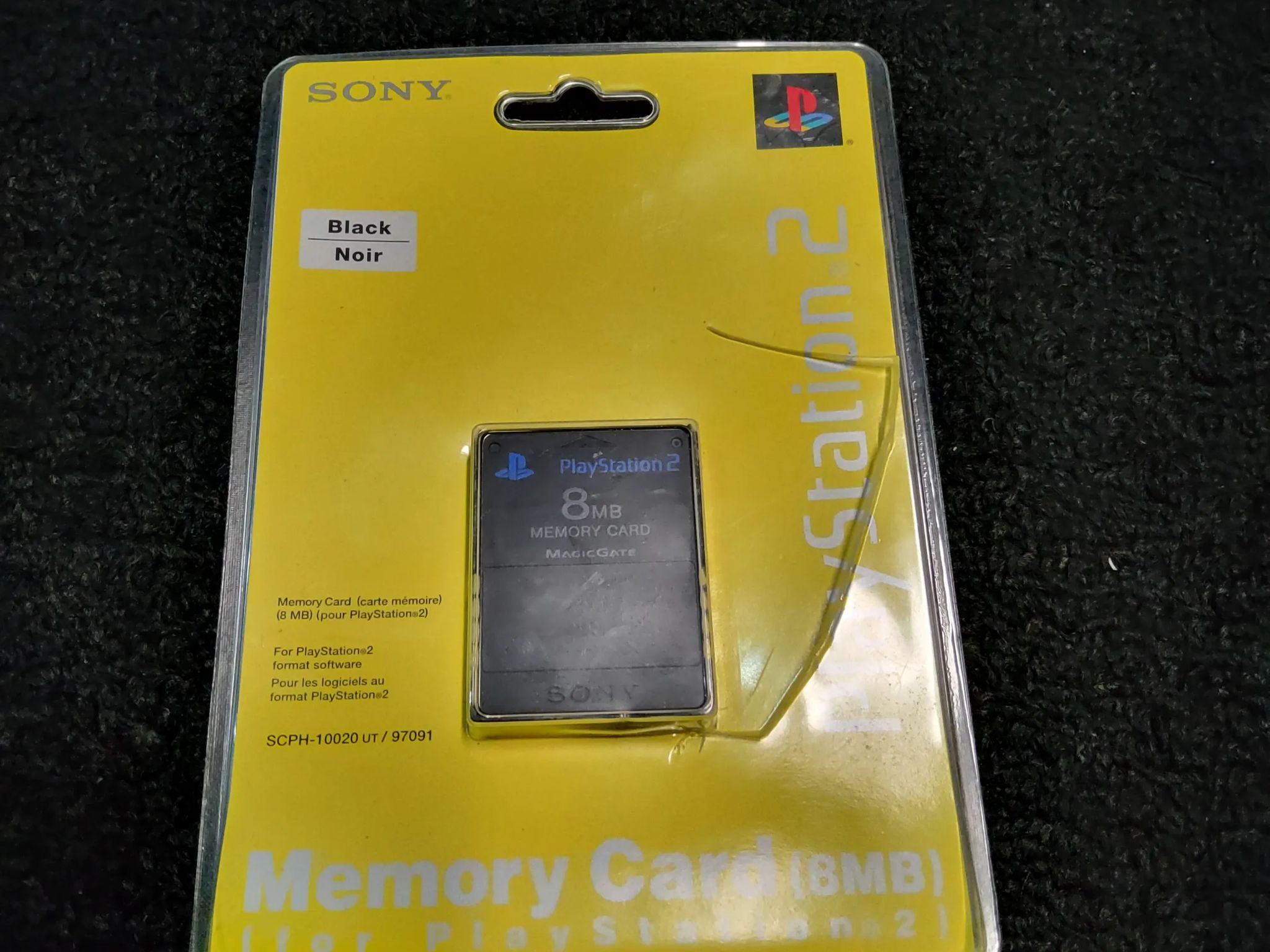 PlayStation 2 Dual Shock Controller + Memory Card with Original Box