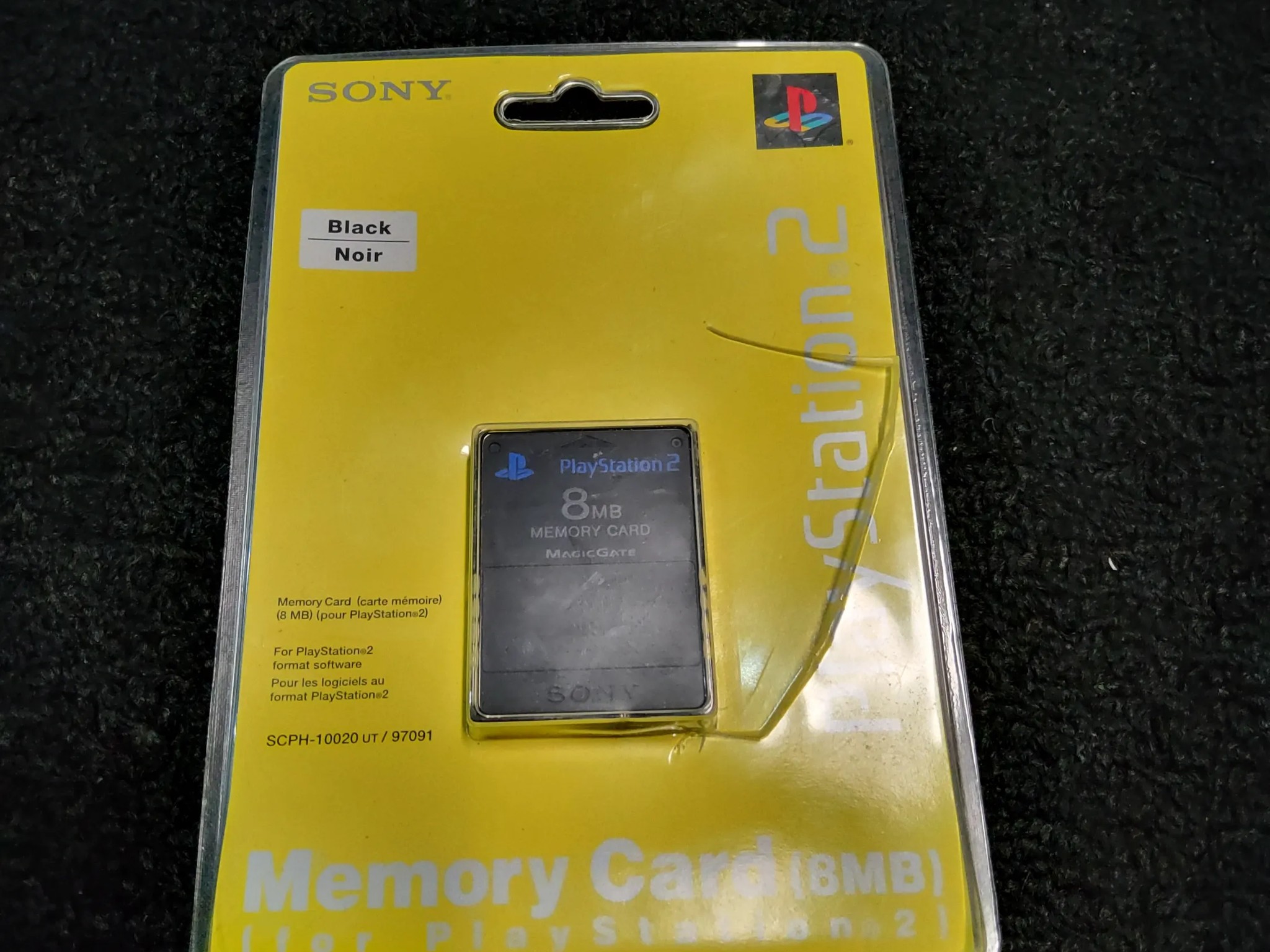 PlayStation 2 Dual Shock Controller + Memory Card with Original Box