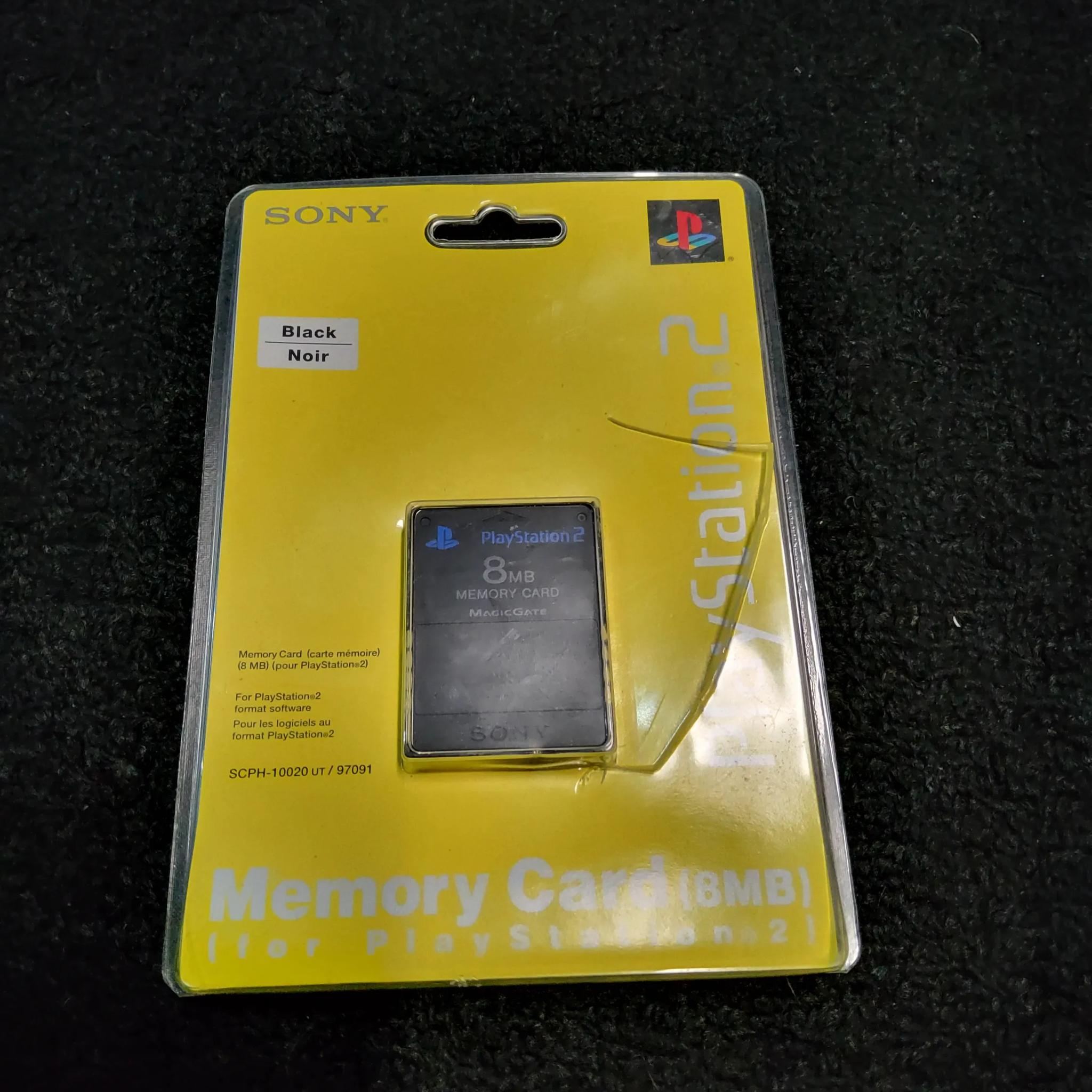 PlayStation 2 Dual Shock Controller + Memory Card with Original Box