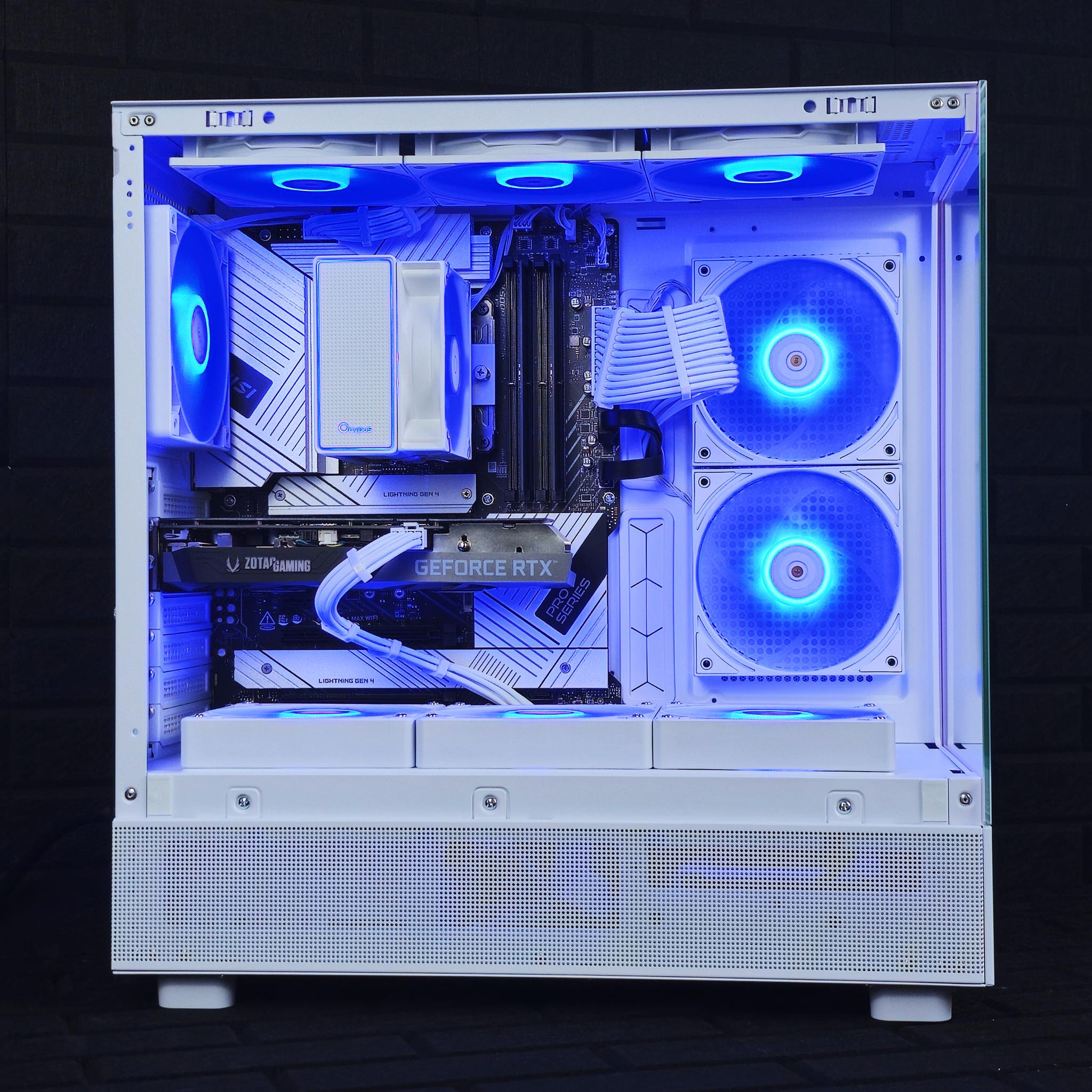 🎄Nvidia 3060 12GB • i5 14400F • 16GB DDR5 • 1TB SSD • WiFi + BT • Plug n' Play White Gaming PC