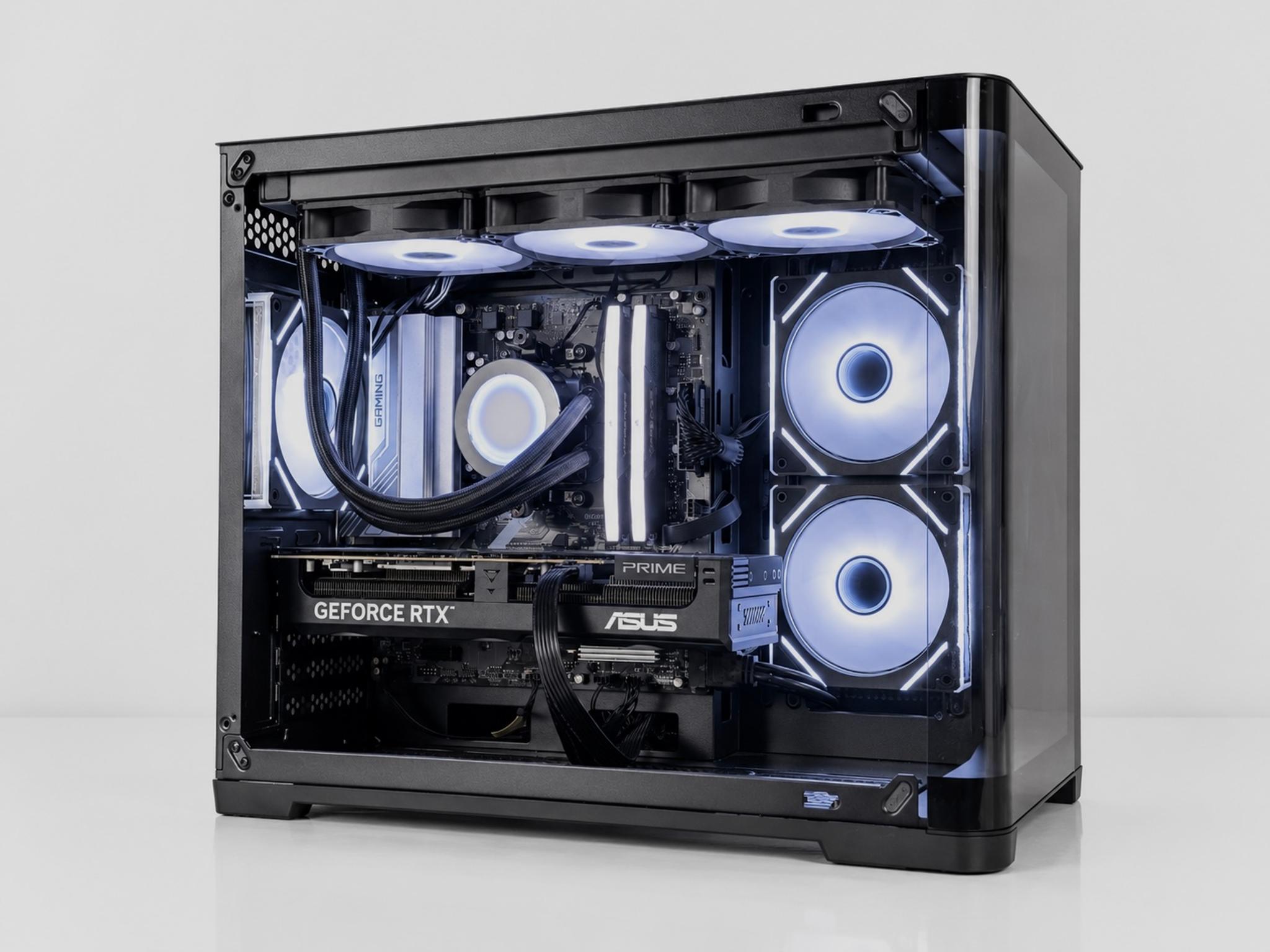 👻 GHOST Gaming PC | RTX 4070 Ti SUPER 16GB | Ryzen 9 7900X | CUSTOM LCD AIO | 32GB RAM |FREE SHIP