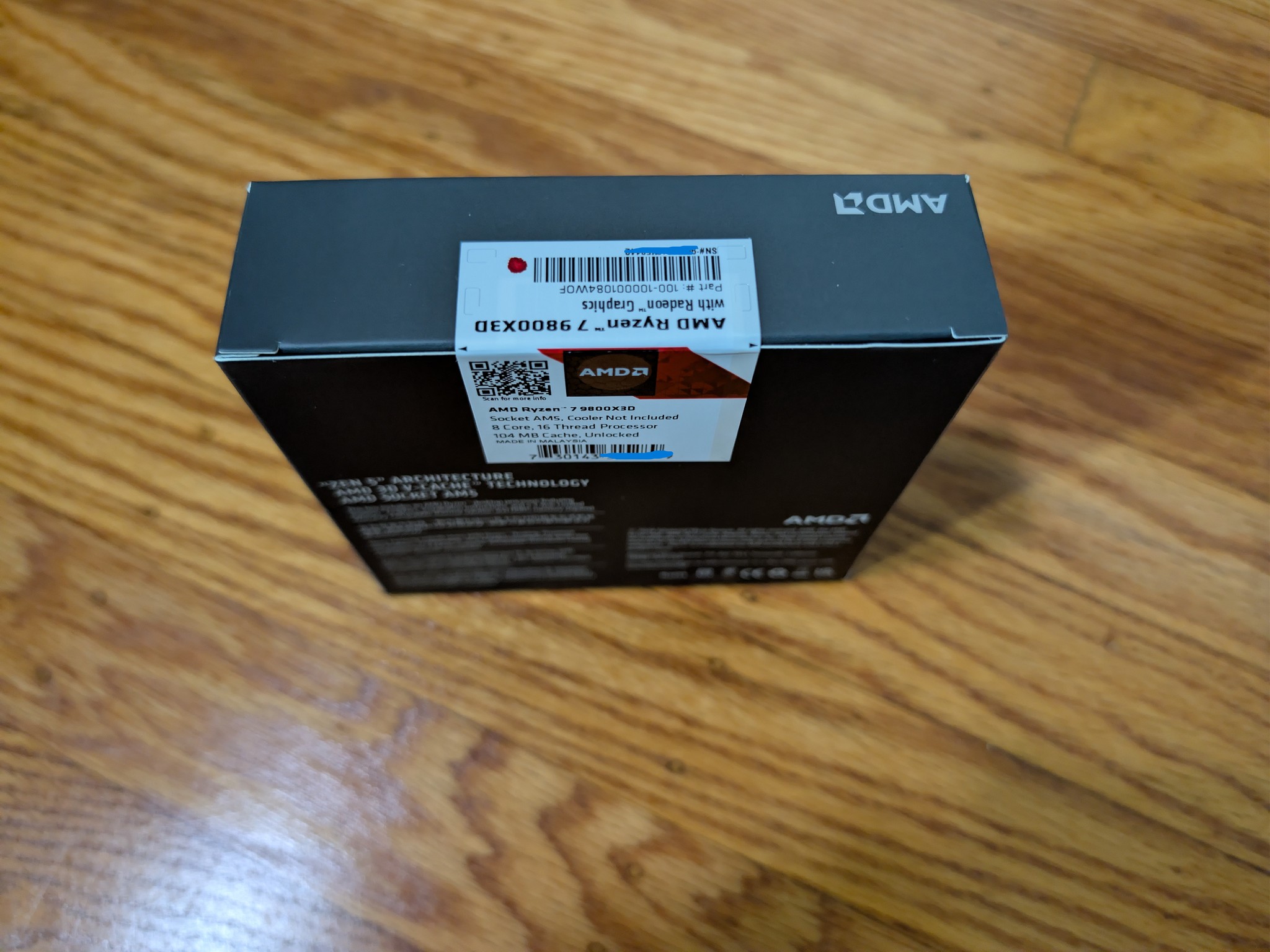 [Brand New Sealed]AMD Ryzen 7 9800X3D- W/ Crimson Desert Game Bundle redemption (Expire on 5/23/26)