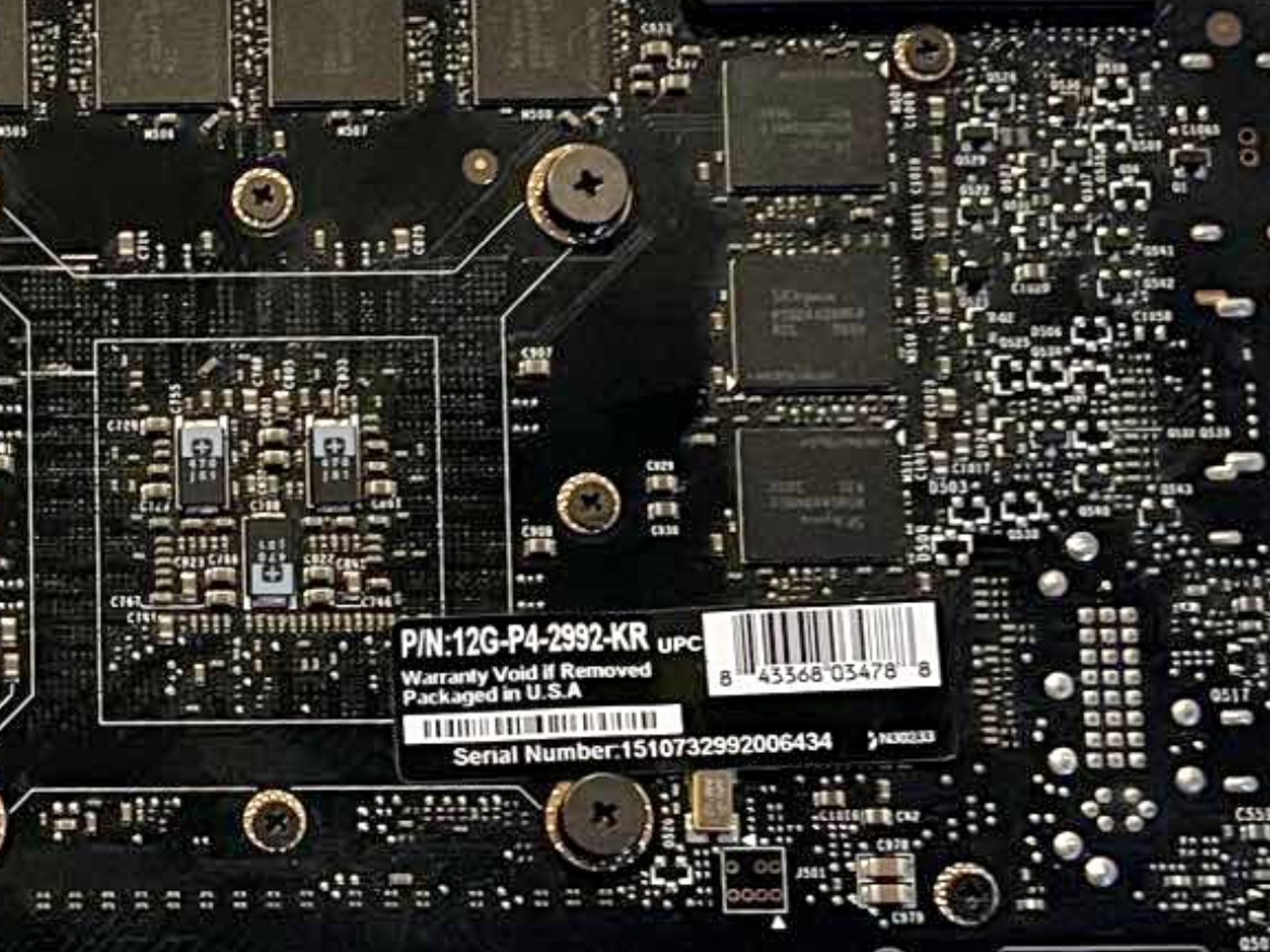 Nvidia Titan X 12GB GPU Maxwell EVGA SC