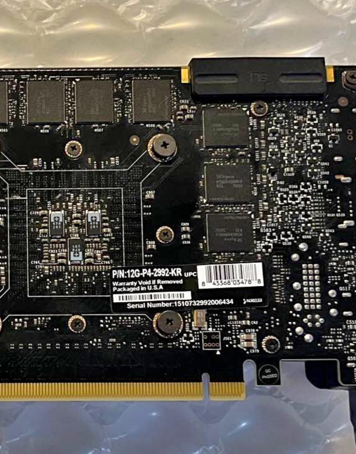 Nvidia Titan X 12GB GPU Maxwell EVGA SC
