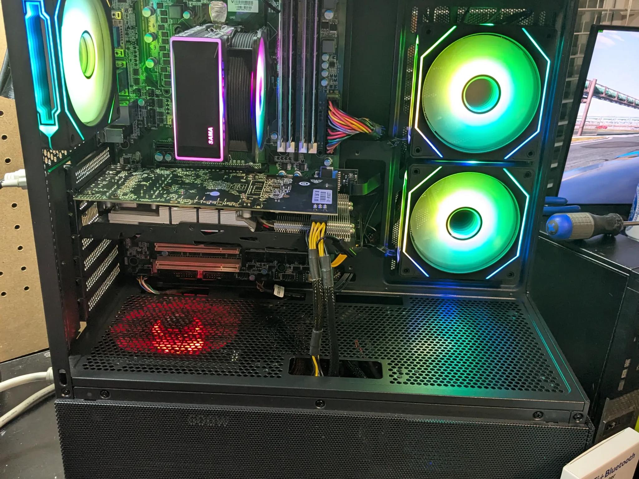 100 FPS Fortnite | 180 Day Warranty | i5-4570S , 16GB RAM, 480GB SSD, RX 470 8GB, RGB, Wifi, Win10