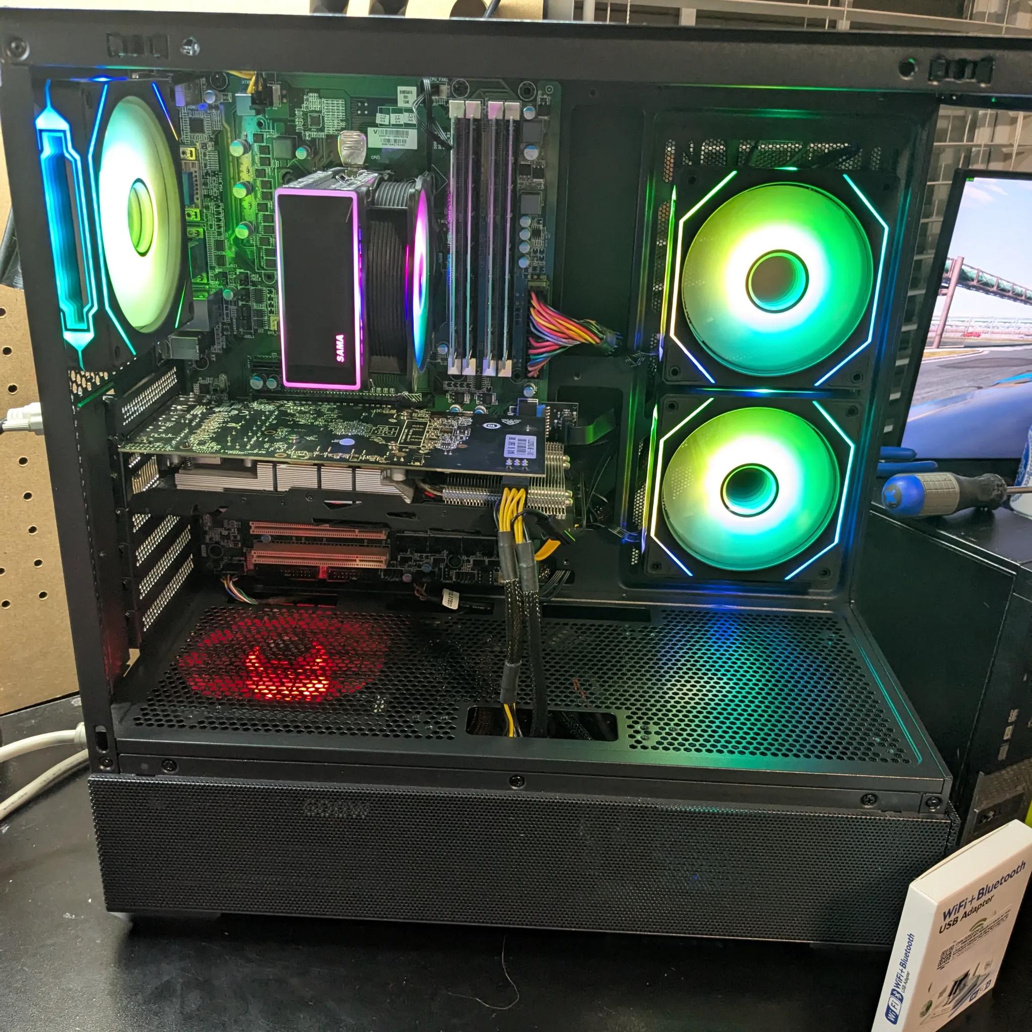 100 FPS Fortnite | 180 Day Warranty | i5-4570S , 16GB RAM, 480GB SSD, RX 470 8GB, RGB, Wifi, Win10