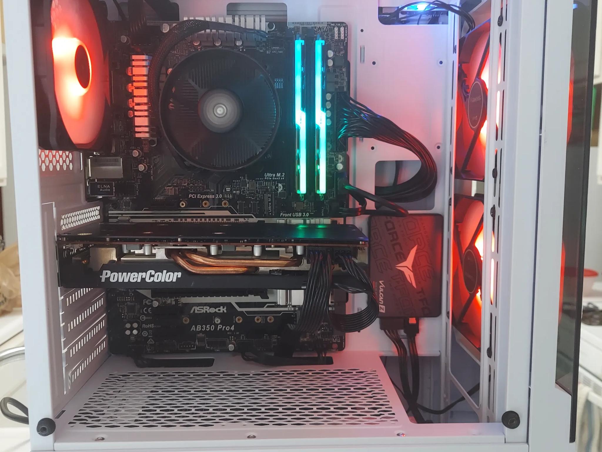 Budget Gaming Computer!         *RGB*  Ryzen 7 2700x 16GB DDR4 Radeon RX 5700 XT PC