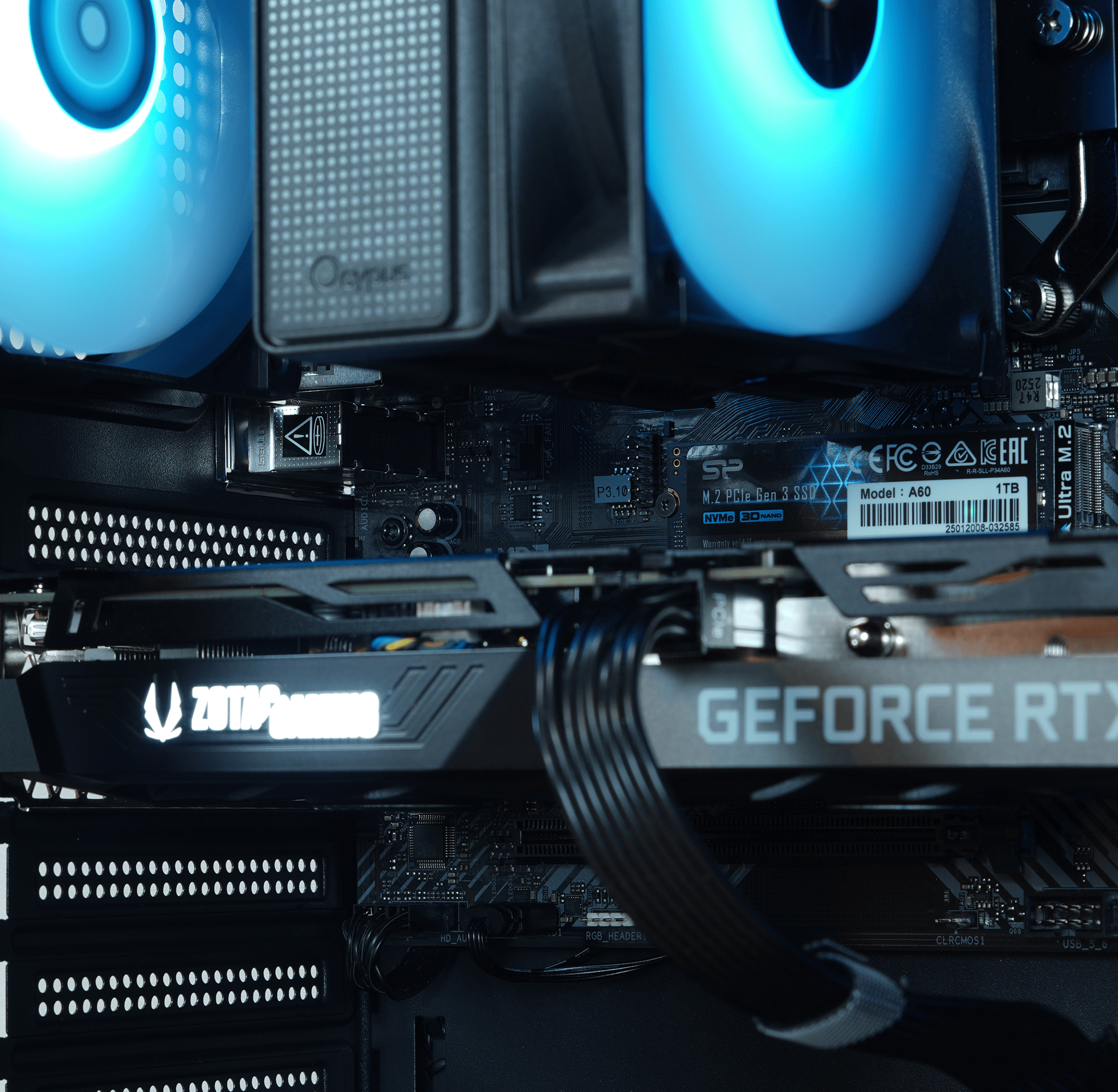 🌀Flux🌀RTX 3060 Ti, Ryzen 5 5500, 16GB DDR4 RAM, 1TB SSD w/ Wifi | 1080p Gaming PC |