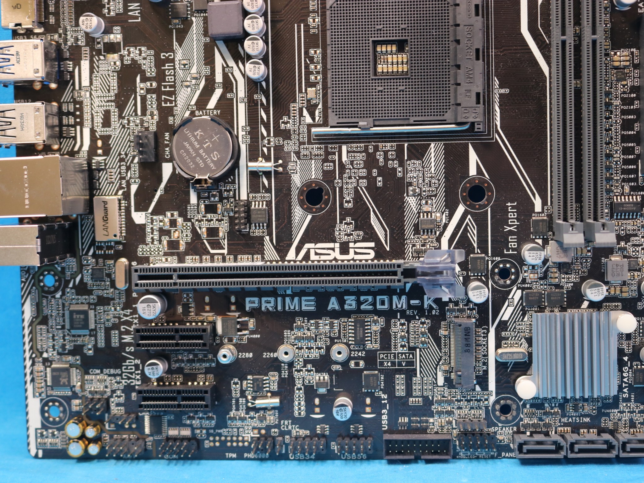 *Newest BIOS* ASUS Prime A320M-K AMD Socket AM4 DDR4 MicroATX Desktop Motherboard No I/O Shield
