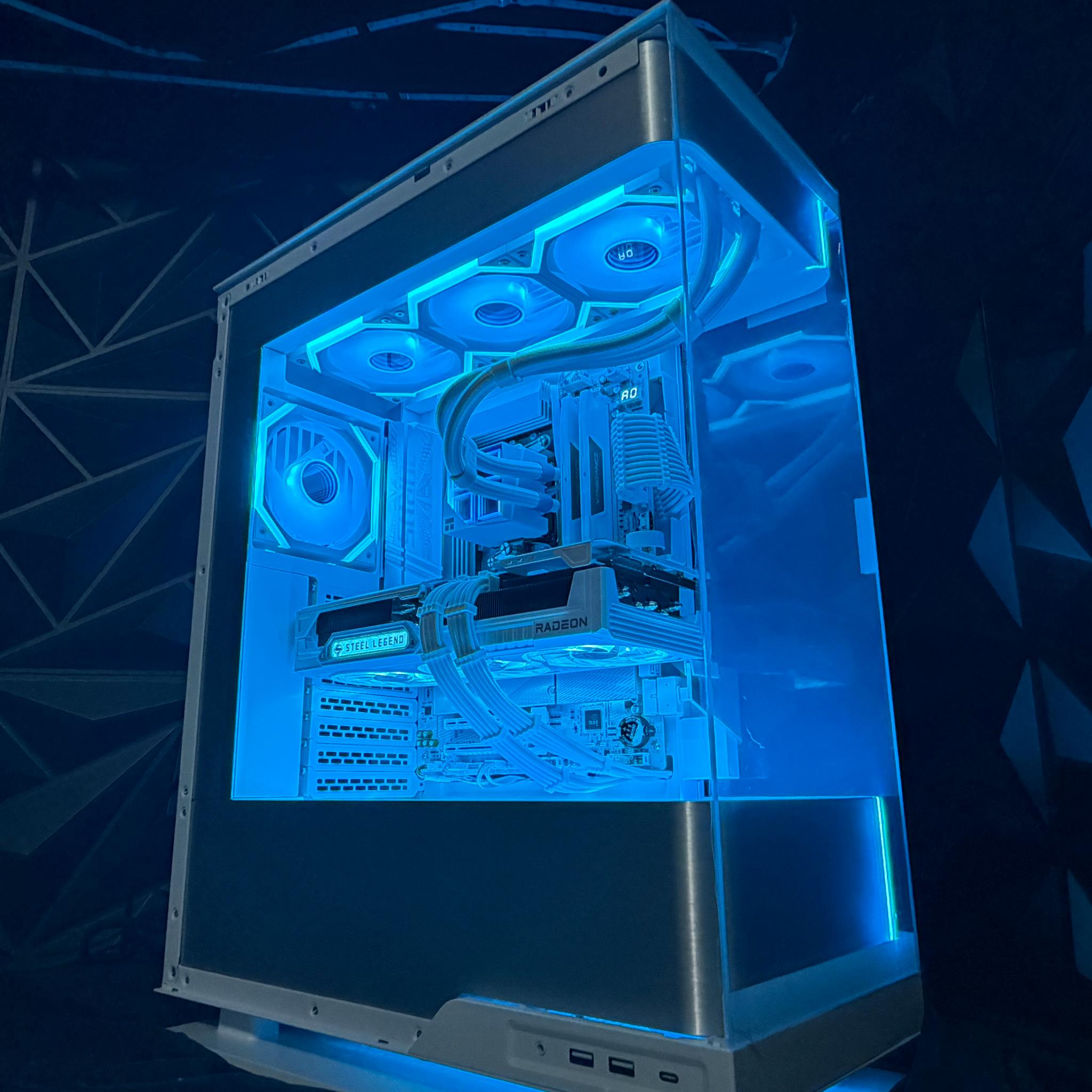 🥛❄️ ARCTIC MILK ❄️🥛👑 Ryzen 9 7900X| RX 9070XT| 32 GB DDR5| 2.75 TB NVMe| 850W PSU