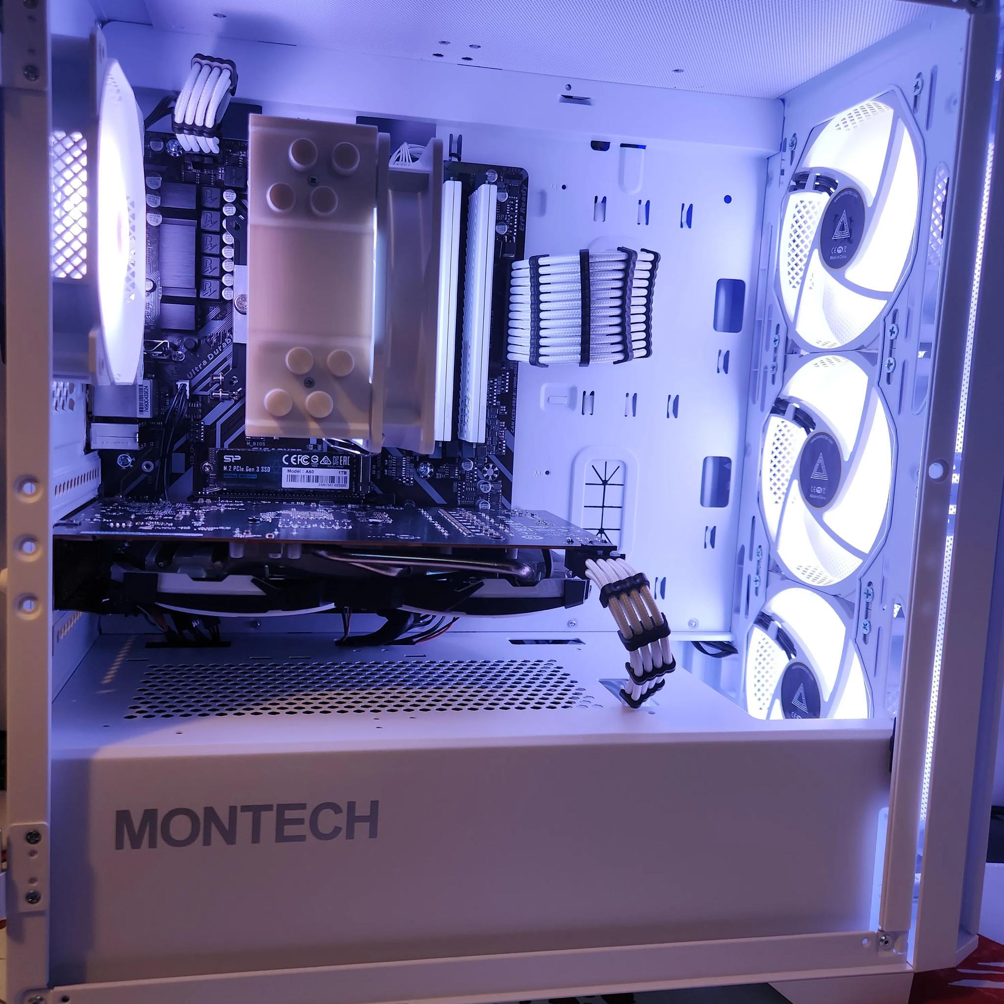 PRICE DROP!! Frosty Gaming Rig Ryzen 5/ 16GB / 1TB / RX 6600 8GB