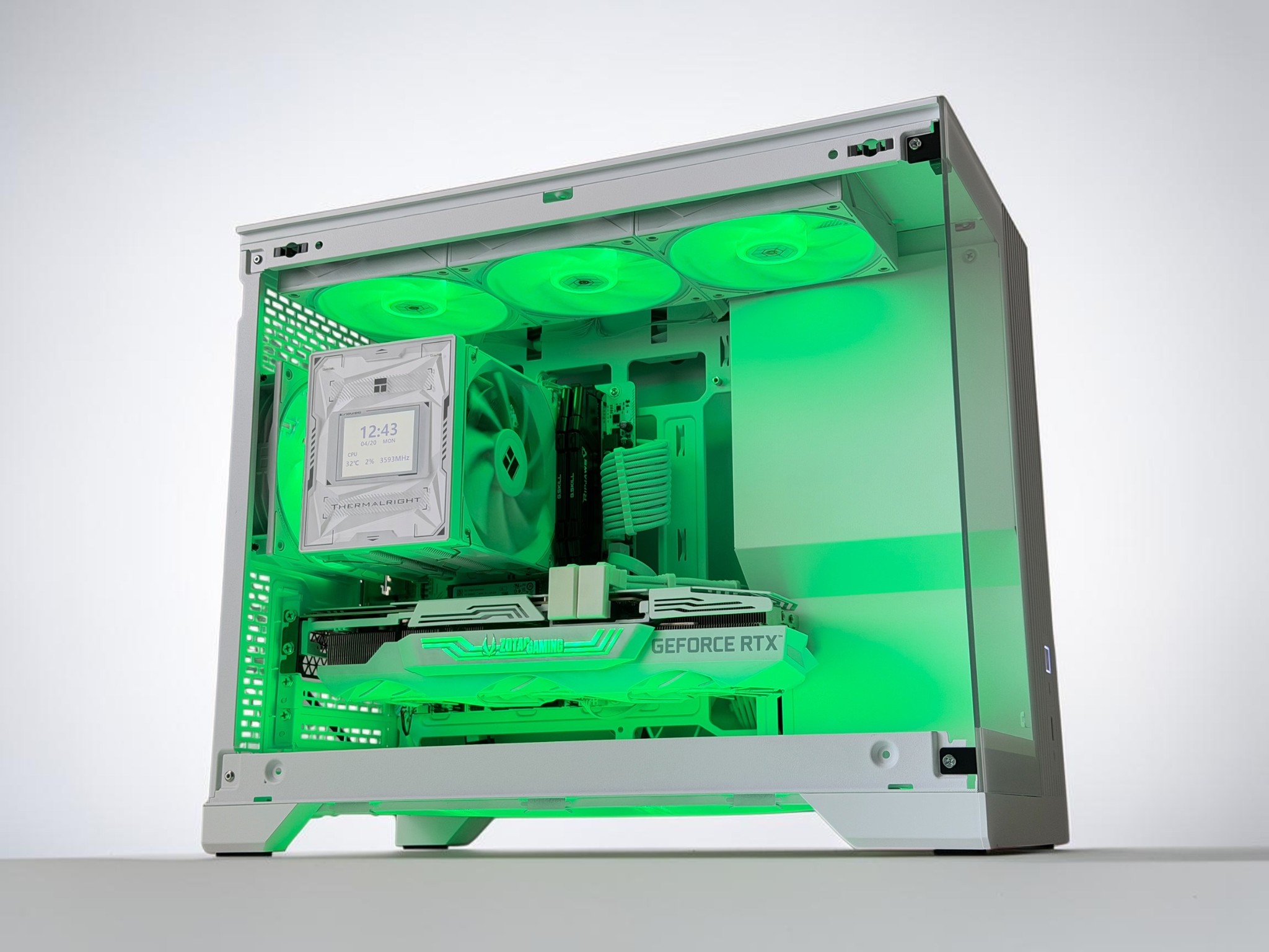 🤍 Gaming PC⚪Nvidia RTX 3080 10GB⚪AMD Ryzen 5 5600⚪ 32GB DDR4⚪ 1TB NVME
