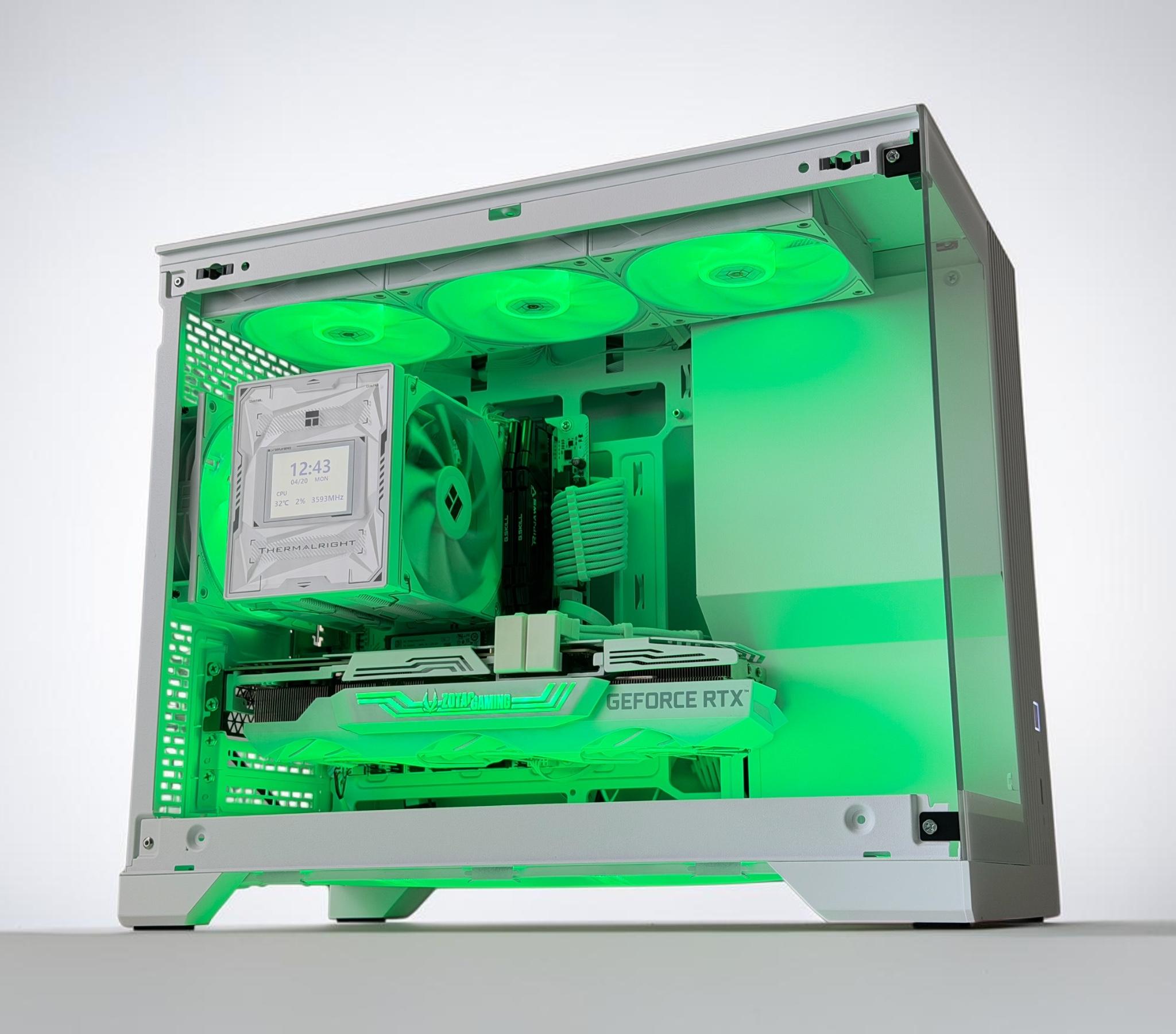 🤍 Gaming PC⚪Nvidia RTX 3080 10GB⚪AMD Ryzen 5 5600⚪ 32GB DDR4⚪ 1TB NVME