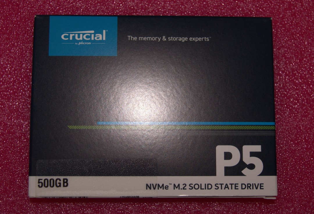 Crucial P5 500GB 3D NAND NVMe Internal SSD, up to 3400 MB/s