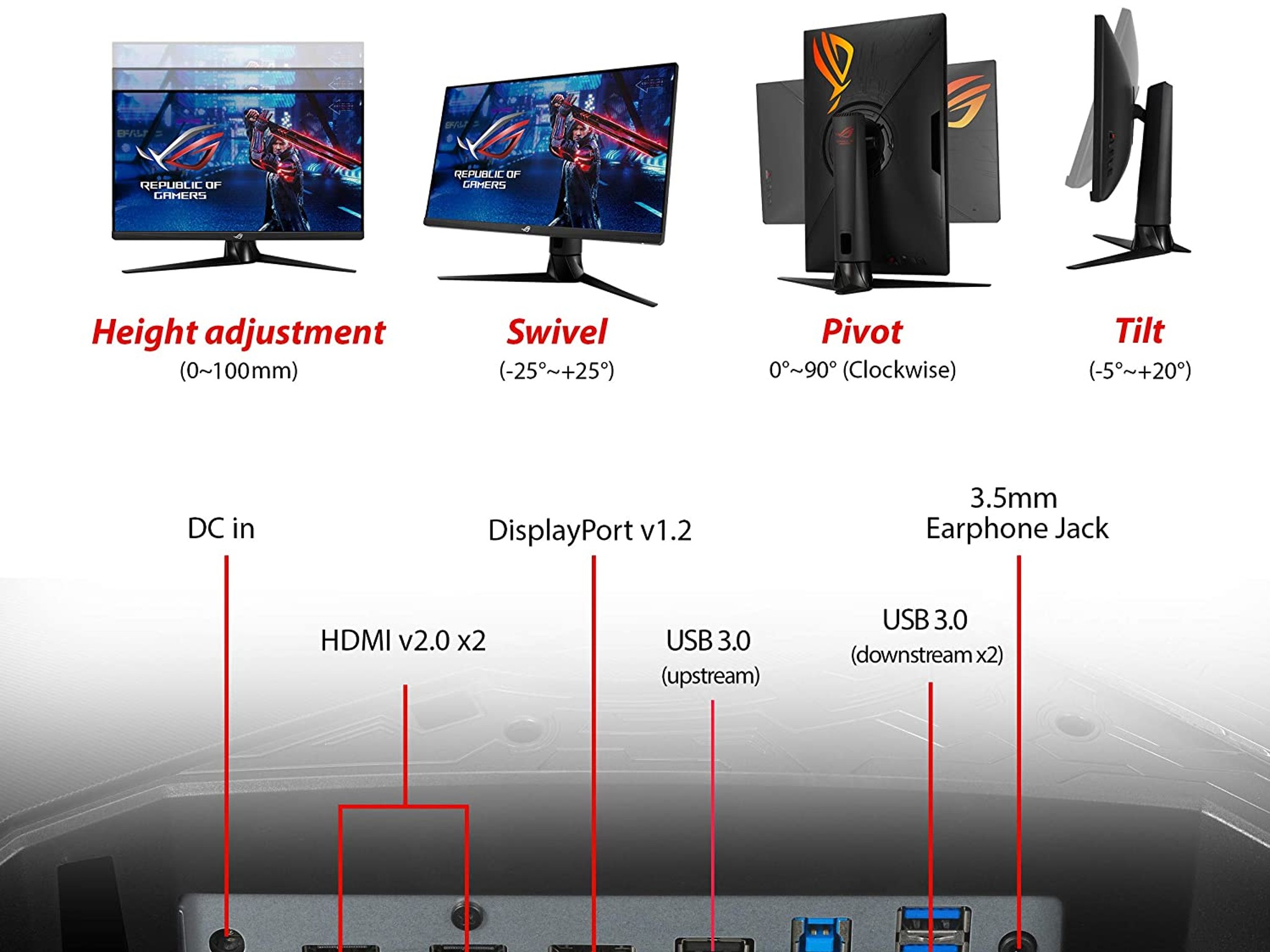 ASUS ROG Strix XG27AQ 27” Gaming Monitor