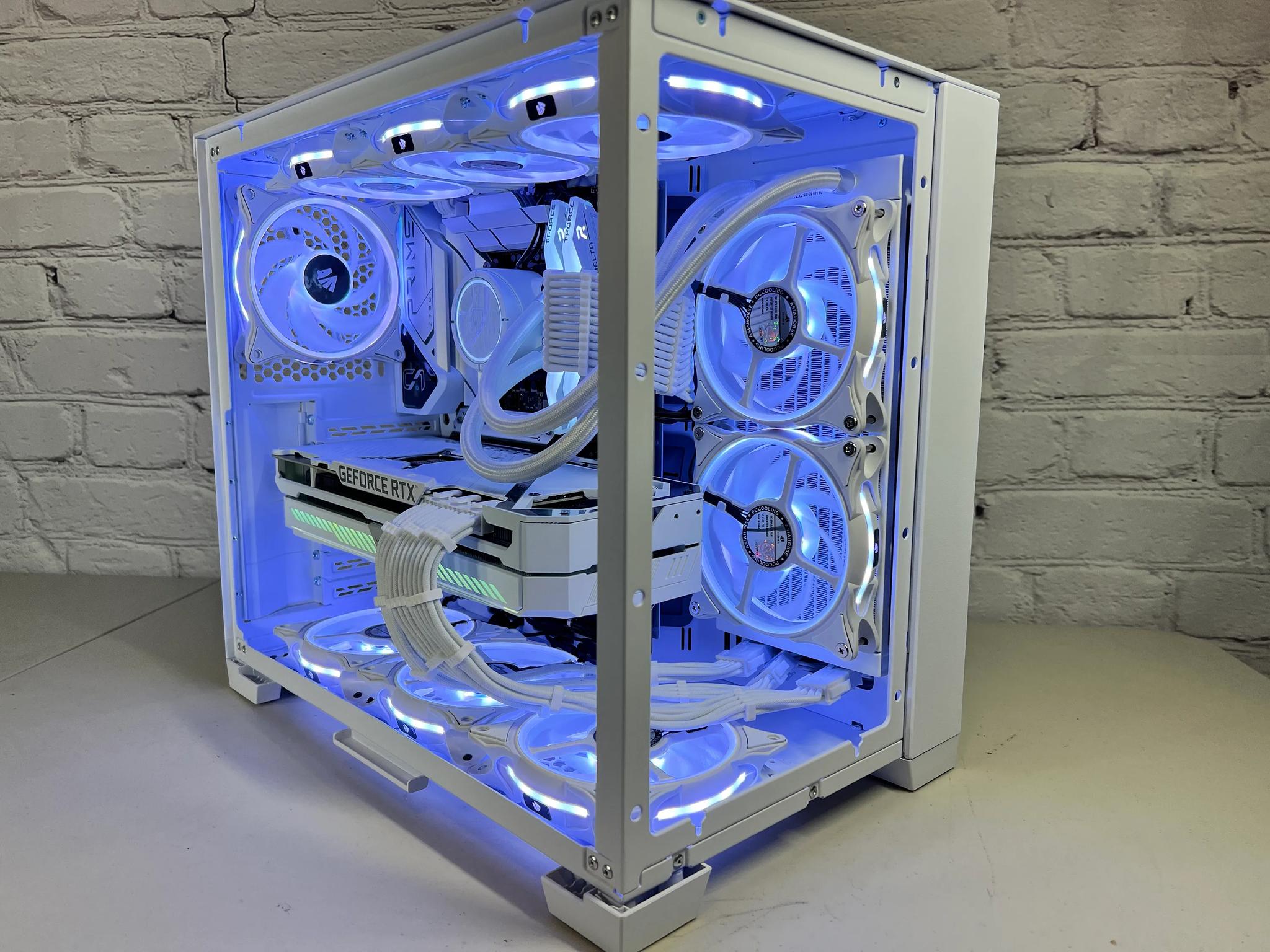 Snow Edition - Intel 13600KF Asus ROG Strix RTX 3080 32GB DDR5 RAM 2TB M.2 Win 11 Pro