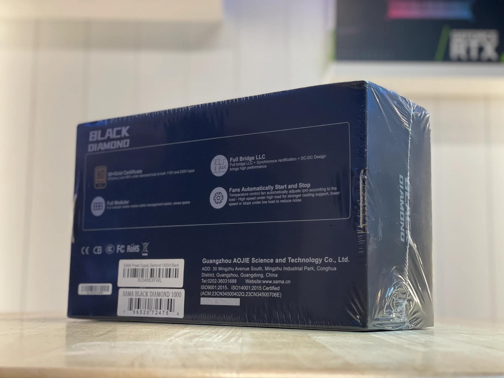 Brand New Sealed! 1000W 80+ Gold SAMA Black Diamond Fully Modular PSU (Copy 1)