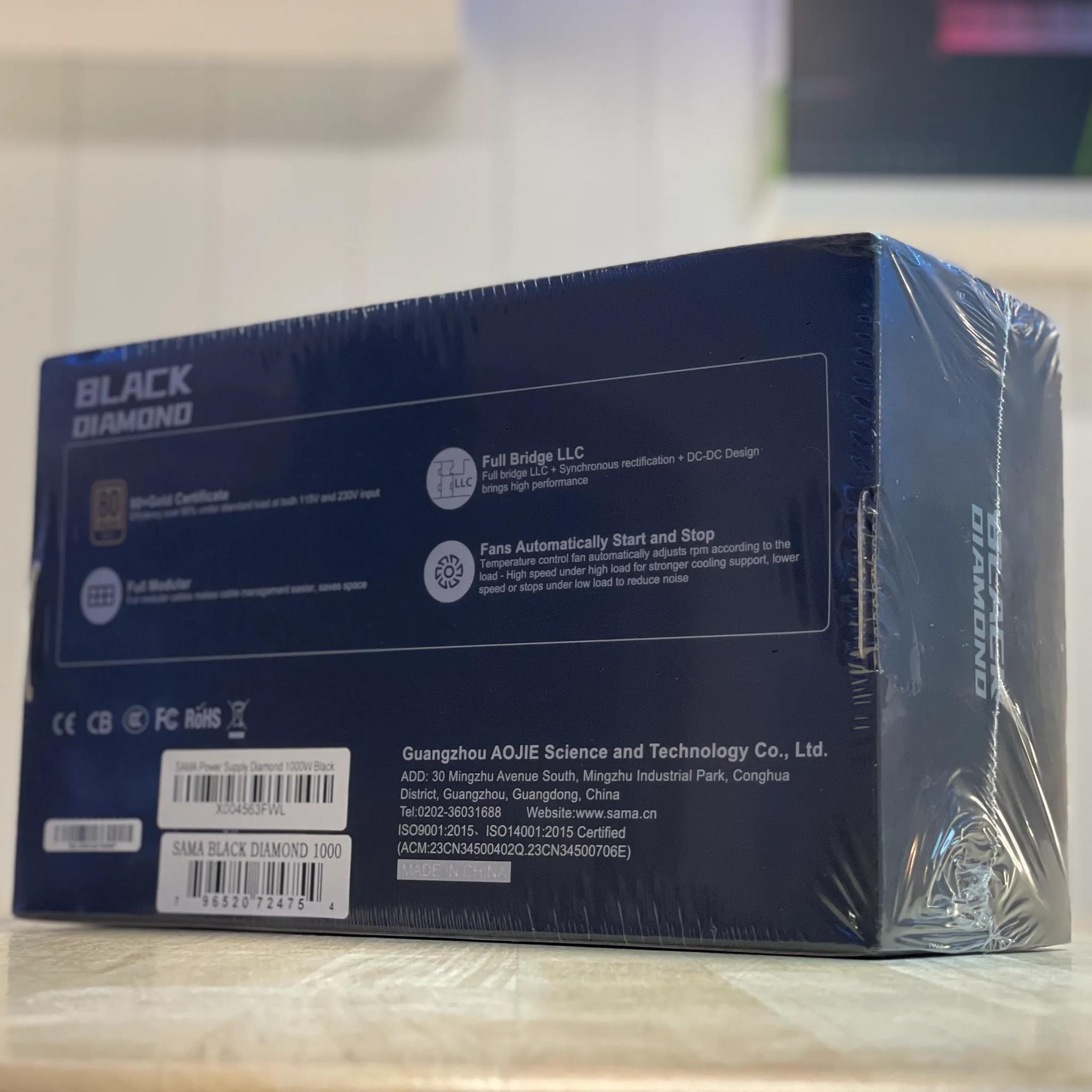 Brand New Sealed! 1000W 80+ Gold SAMA Black Diamond Fully Modular PSU (Copy 1)
