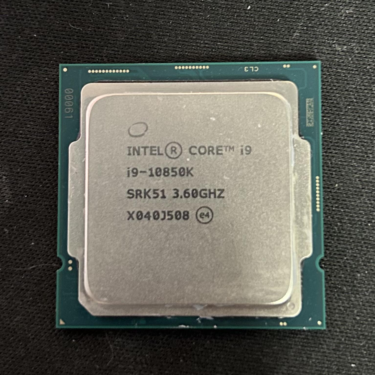 On Sale! i9 10850K 10 Cores 20 Threads at 3.6 GHz, LGA 1200