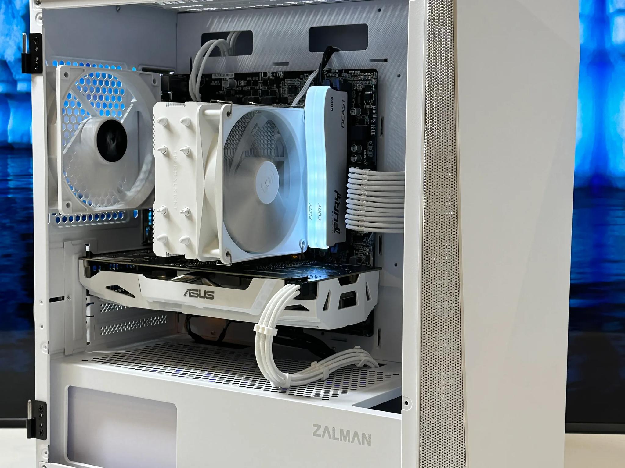 🤍🧊 Iceberg🤍🧊-Gaming PC-Nvidia GTX 1060-AMD Ryzen 5 2600-16GB DDR4 RAM-500GB NVME