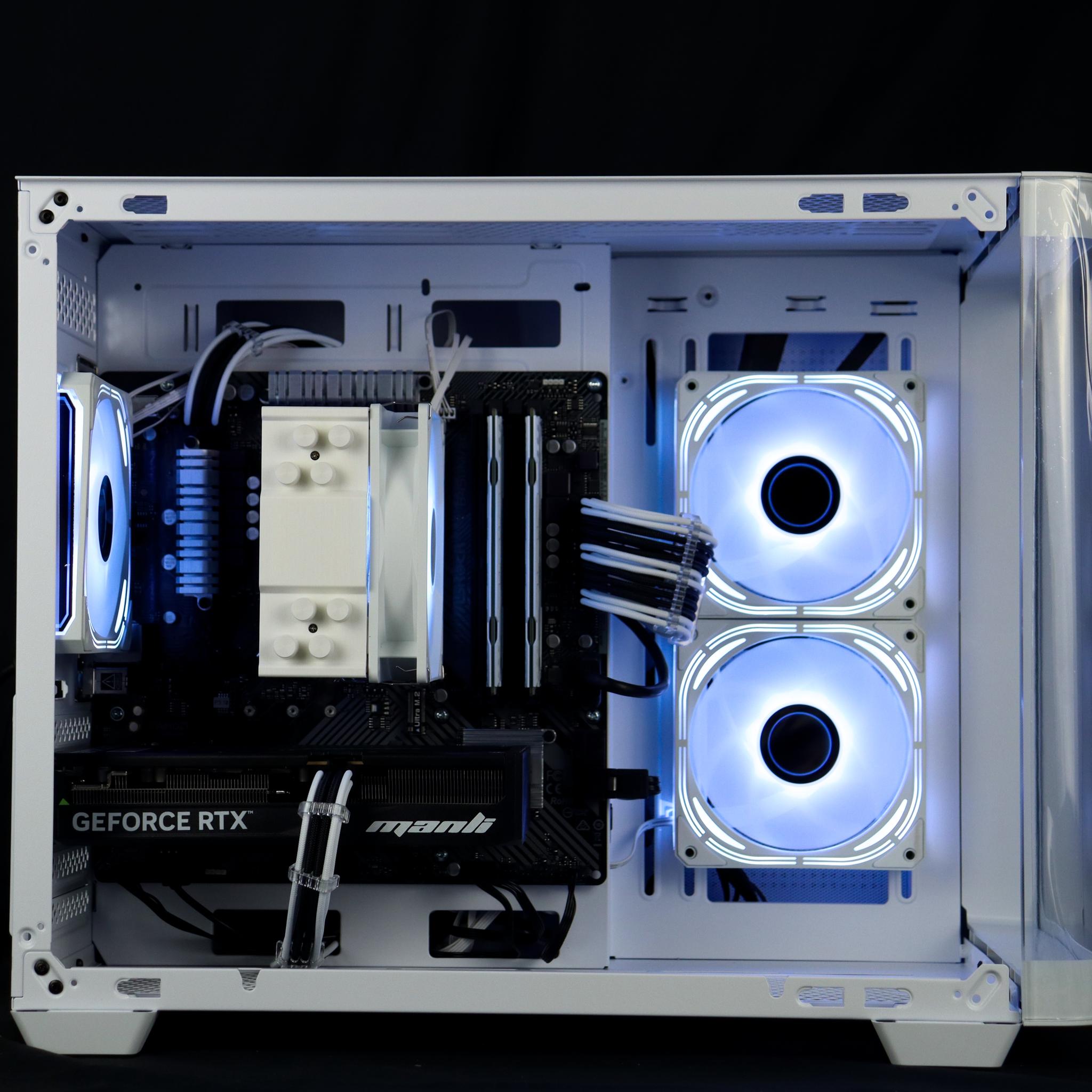 🧊❄️🧊 White Gaming PC – RTX 5060, Ryzen 5 5600, 16GB RAM, 1TB SSD - WiFi 🧊❄️🧊